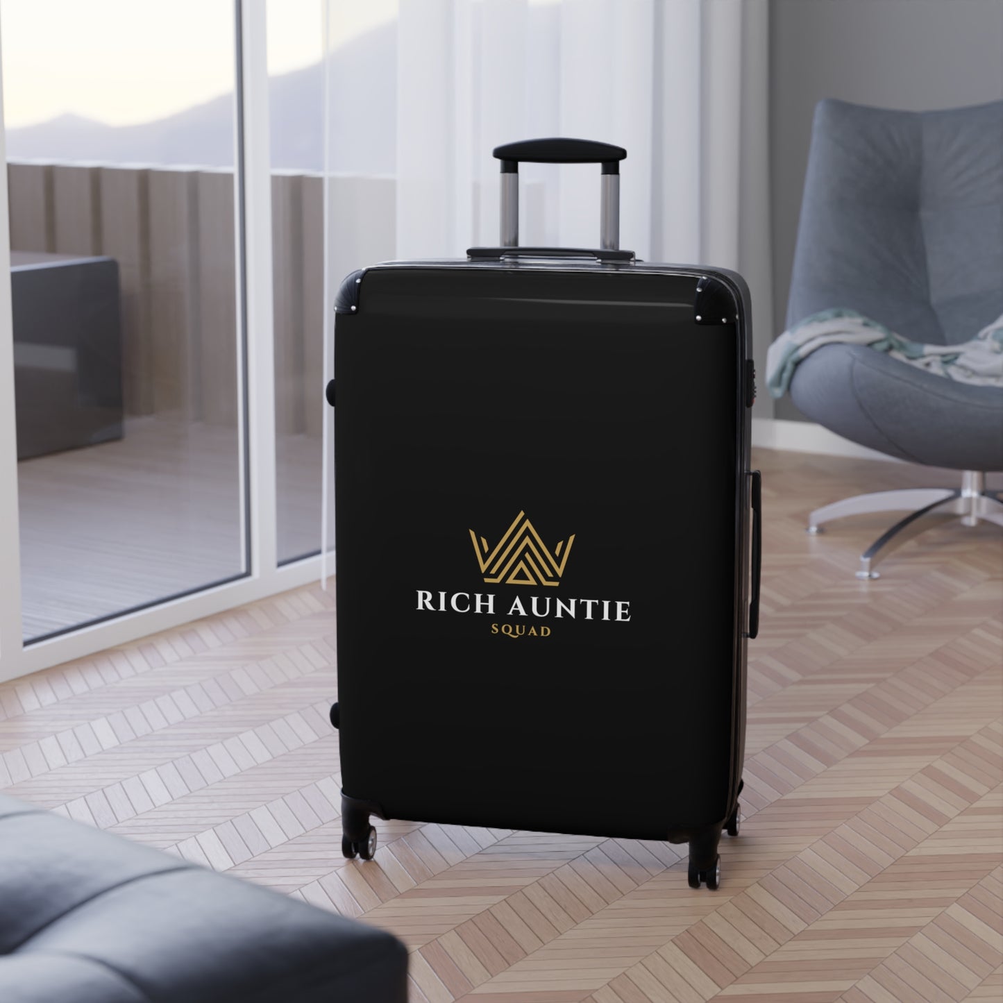 Rich Auntie Squad Suitcase