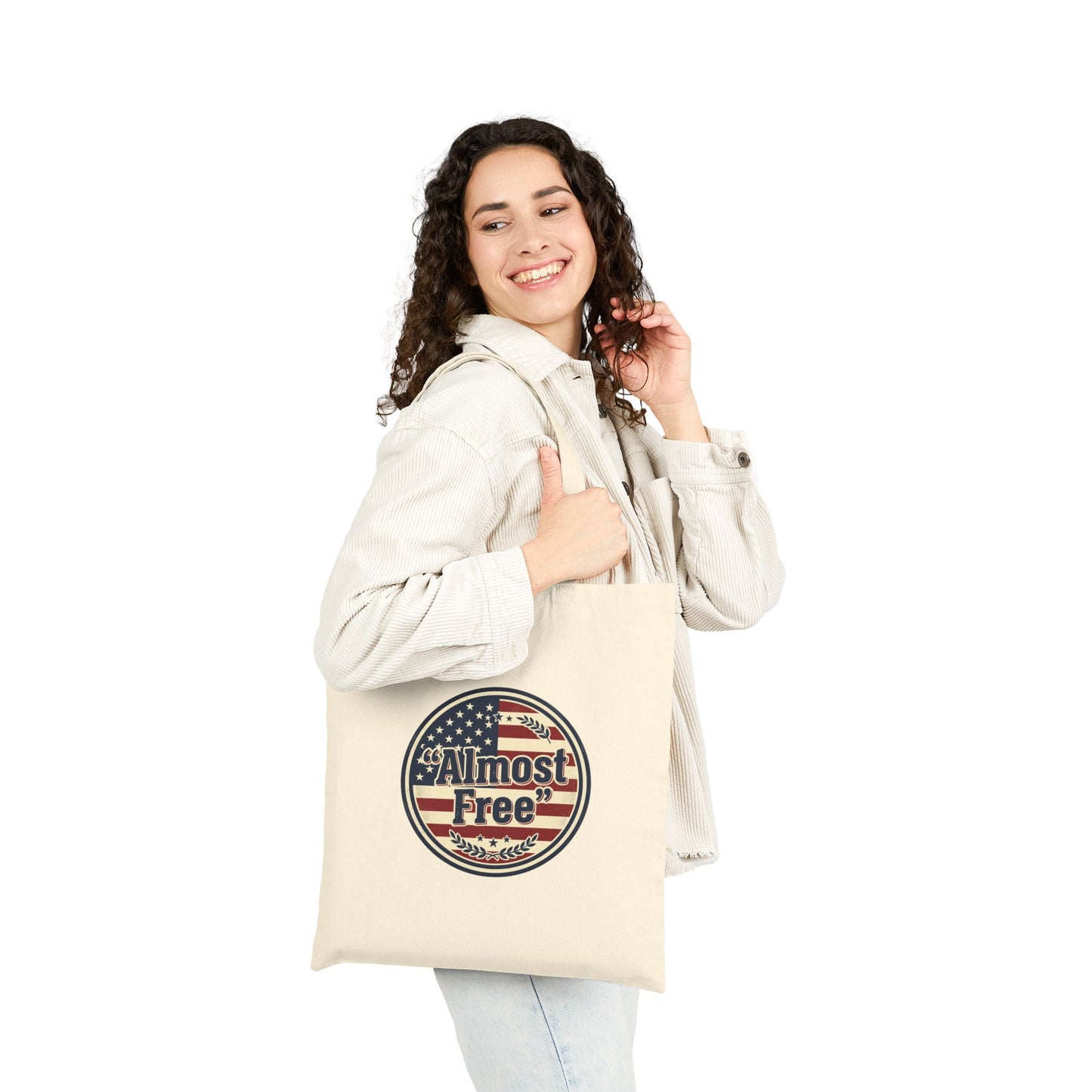 Faith & Freedom 'Almost Free' Patriotic Tote | Vintage Americana, July 4th