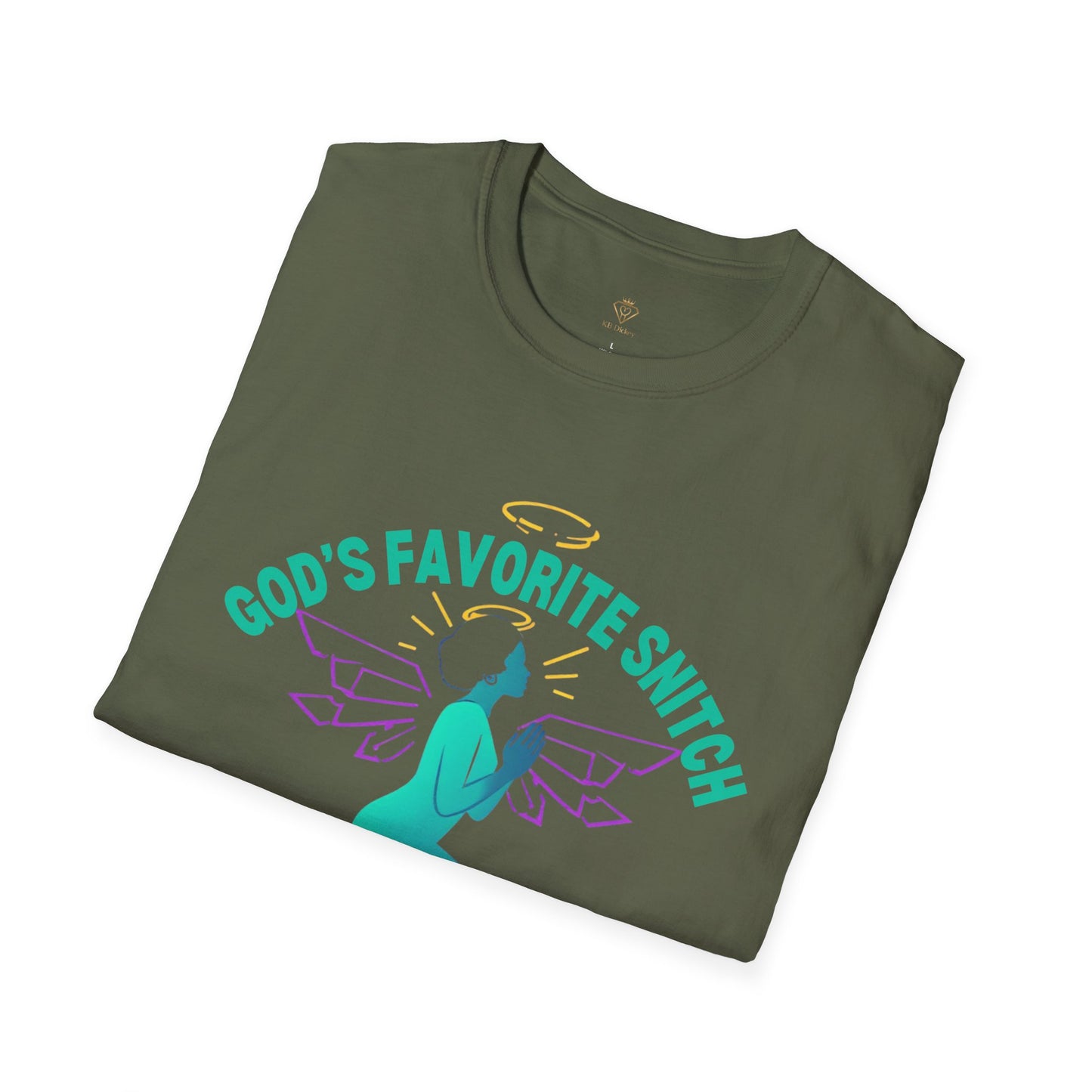 God's Favorite Snitch T-Shirt — Prayerful Faith Graphic Tee