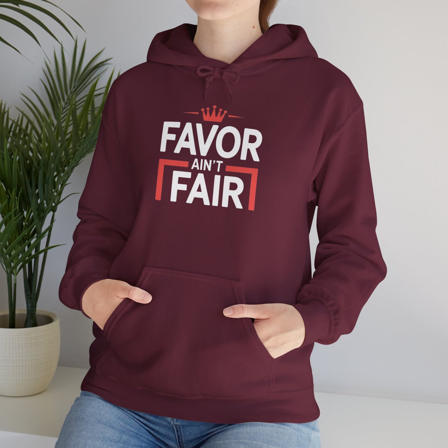 Favor Ain't Fair Hoodie – Bold Statement Graphic Pullover