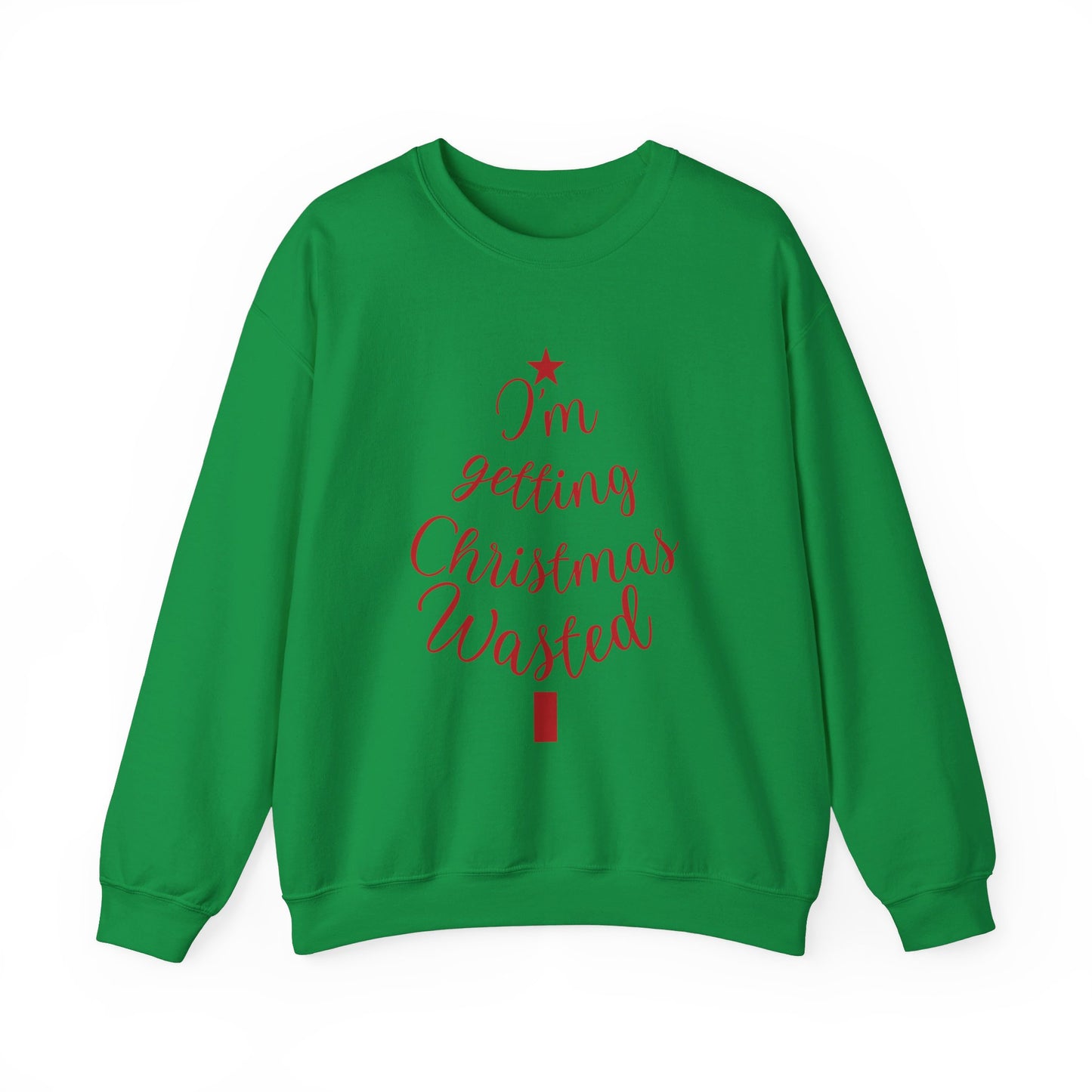 Christmas Wasted -Unisex Heavy Blend™ Crewneck Sweatshirt