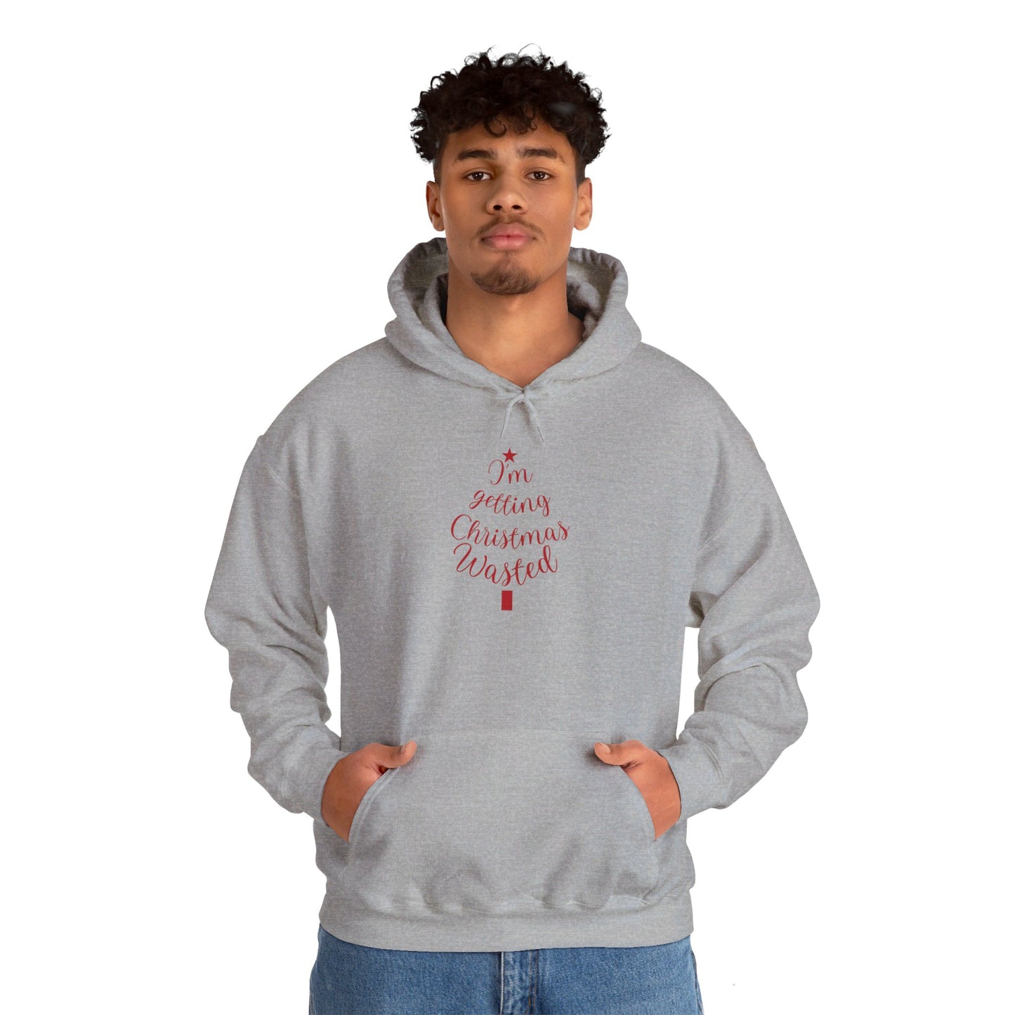 Christmas Wasted - Unisex Heavy Blend™ Hooded Sweatshirt