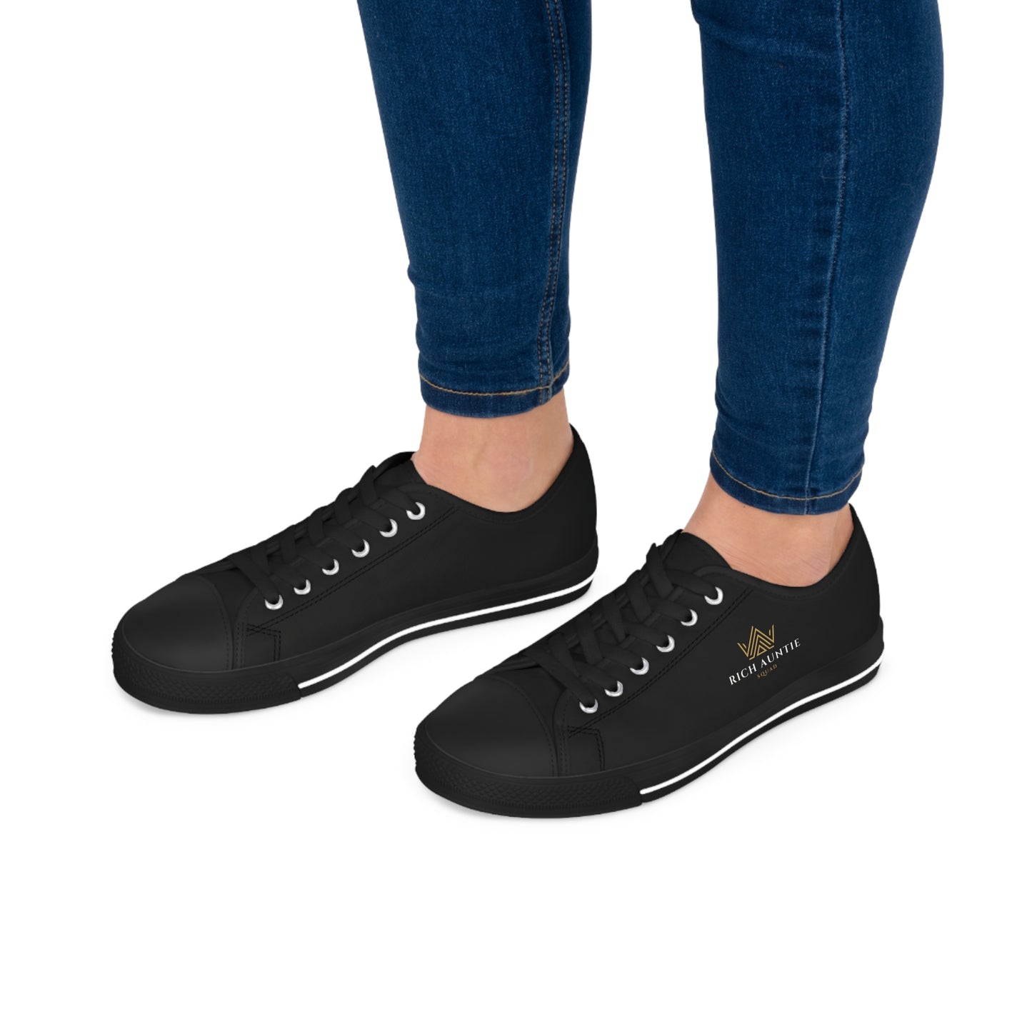 Rich Auntie Squad : Women's Low Top Sneakers