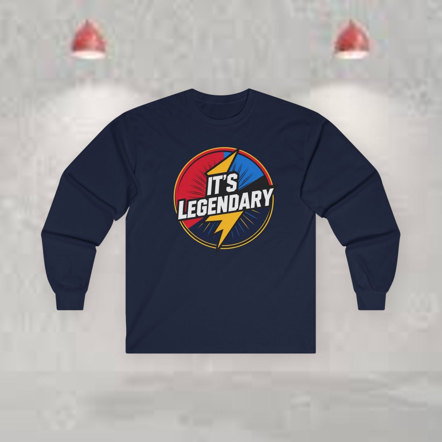 Legendary Long Sleeve Tee for Casual Days, Perfect for Gifts, Fun Celebrations, Retro Style, Everyday Wear, Unisex Design