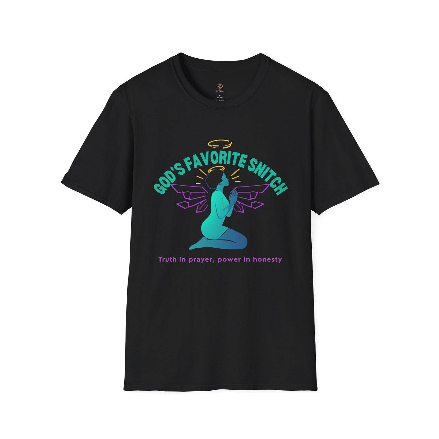 God's Favorite Snitch T-Shirt — Prayerful Faith Graphic Tee