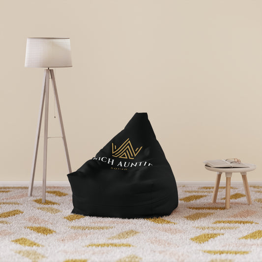 Rich Auntie Bean Bag Chair Cover, Cozy Home Decor, Fun Lounge Chair Cover, Unique Gift for Relaxation, Stylish and Comfortable Furniture