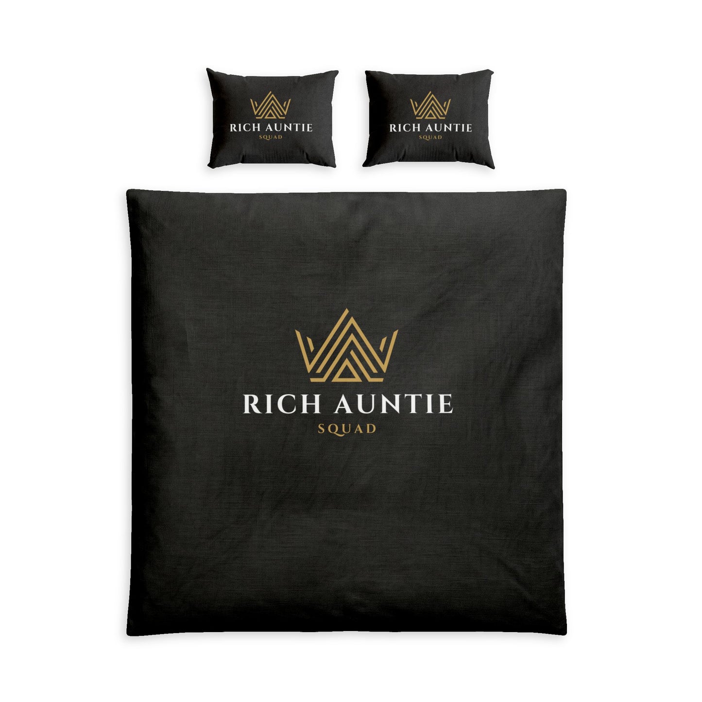 Duvet Cover Set - "Rich Auntie Squad" Luxury Cotton Bed Set