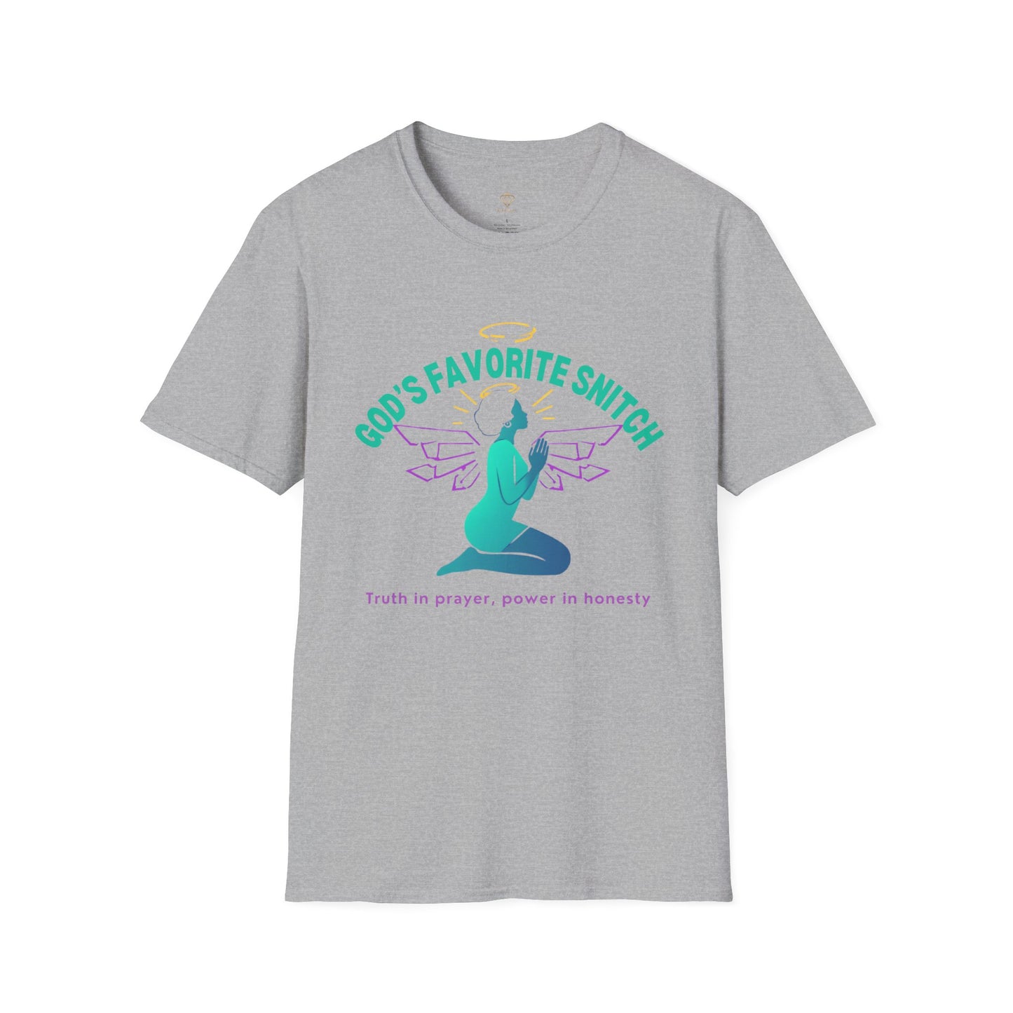 God's Favorite Snitch T-Shirt — Prayerful Faith Graphic Tee