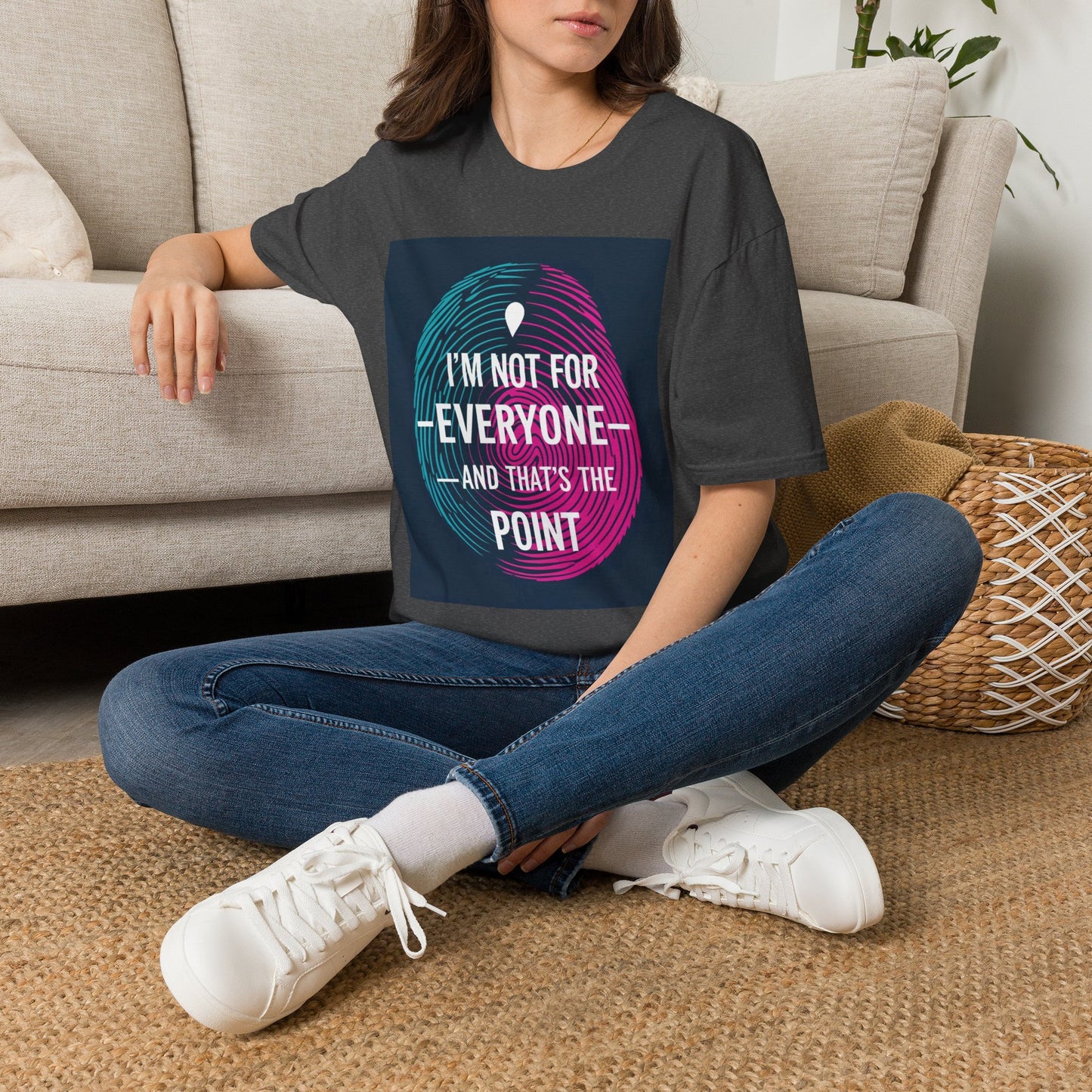 Statement T-Shirt — "I'm Not For Everyone" Graphic Tee