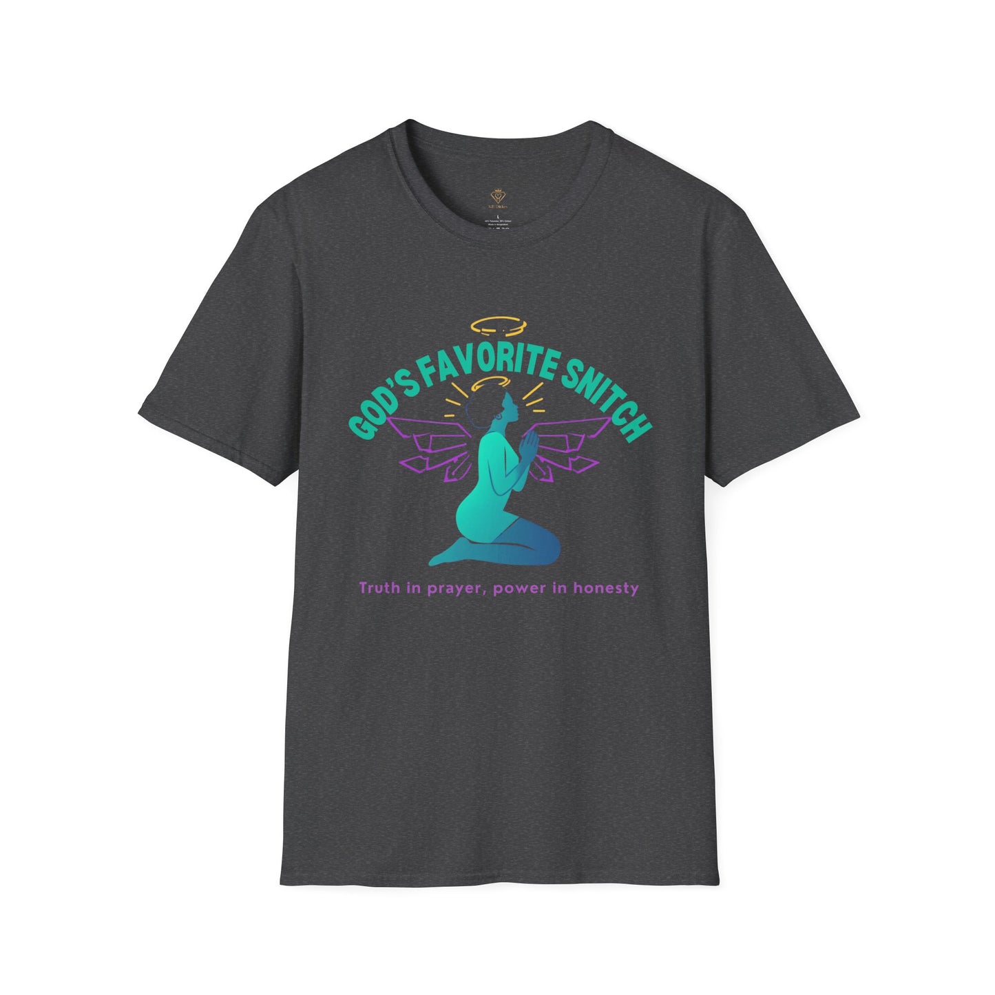 God's Favorite Snitch T-Shirt — Prayerful Faith Graphic Tee