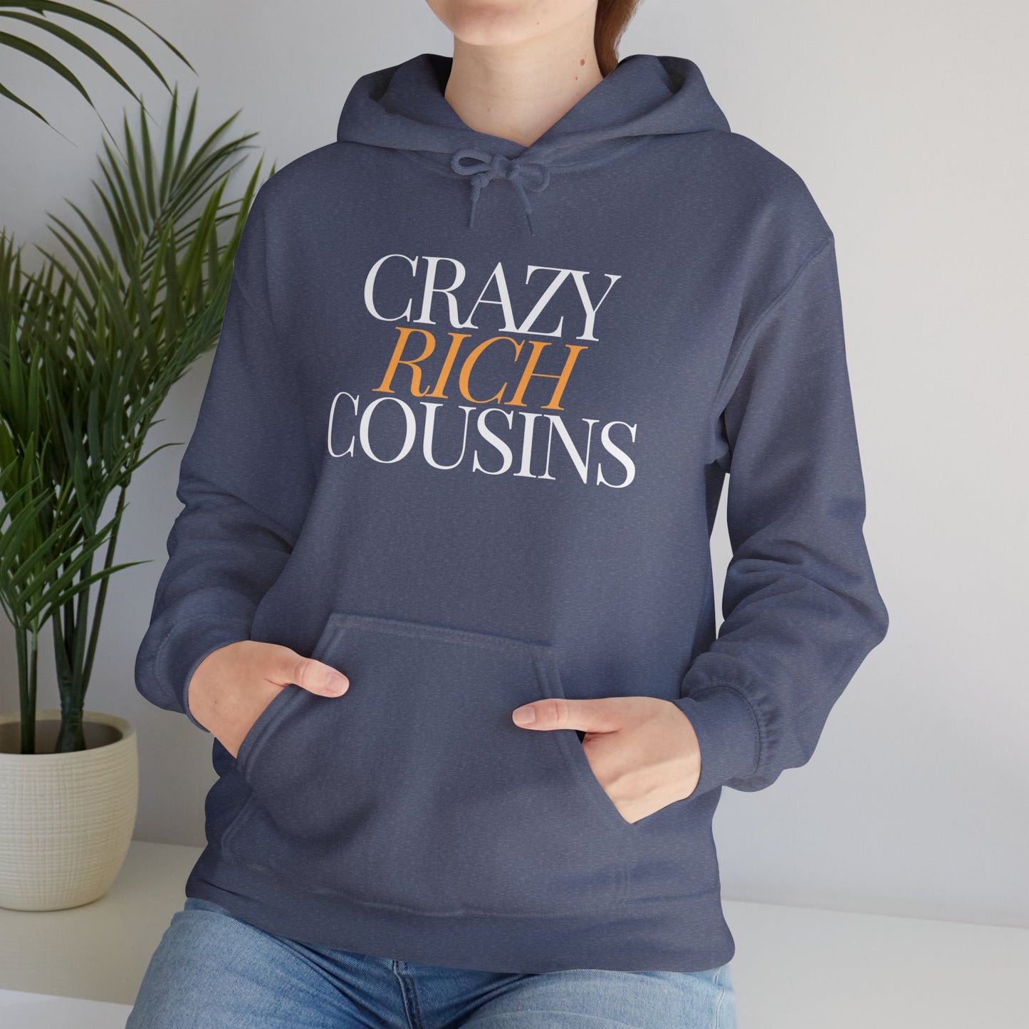 Crazy Rich Cousins Unisex Heavy Blend™ Hooded Sweatshirt