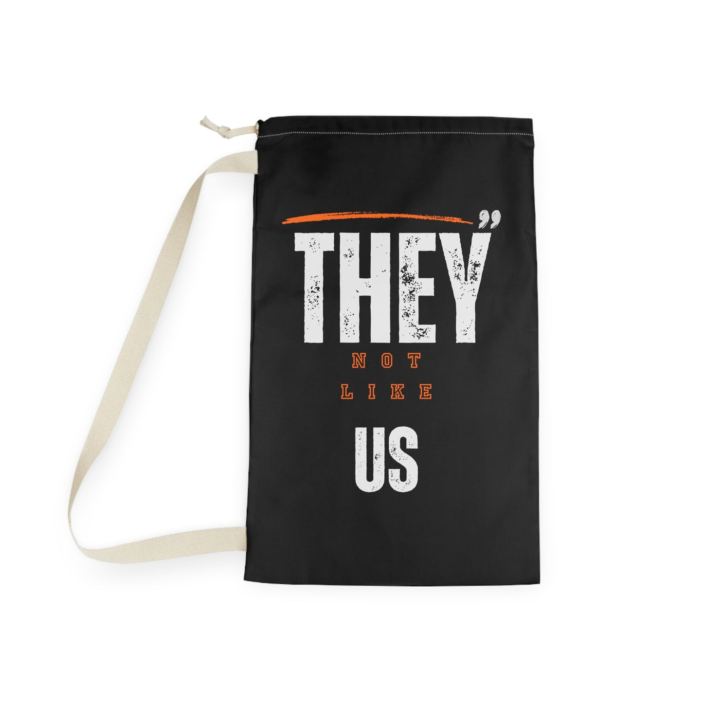 They Not Like US College Laundry Bag - "They Not Like Us" | Stylish Hamper for Home, College, Dorm, Gifts, Laundry Organization