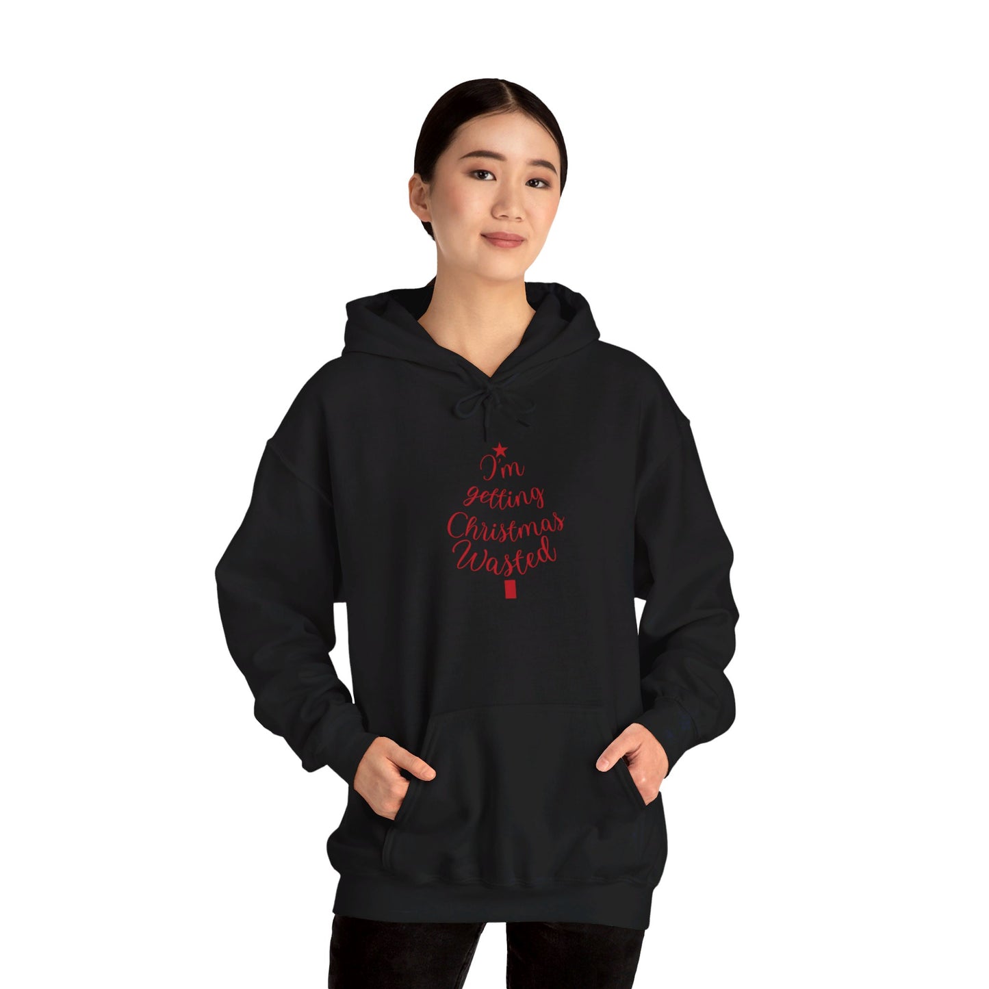 Christmas Wasted - Unisex Heavy Blend™ Hooded Sweatshirt