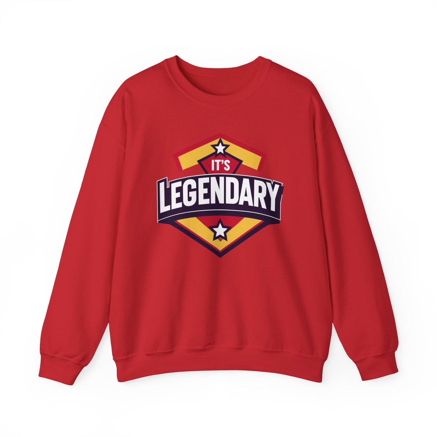 Legendary Crewneck Sweatshirt, Cozy Unisex Sweater, Gift for Him/Her, Casual Tee, Perfect for Sports, Birthday & Everyday Wear