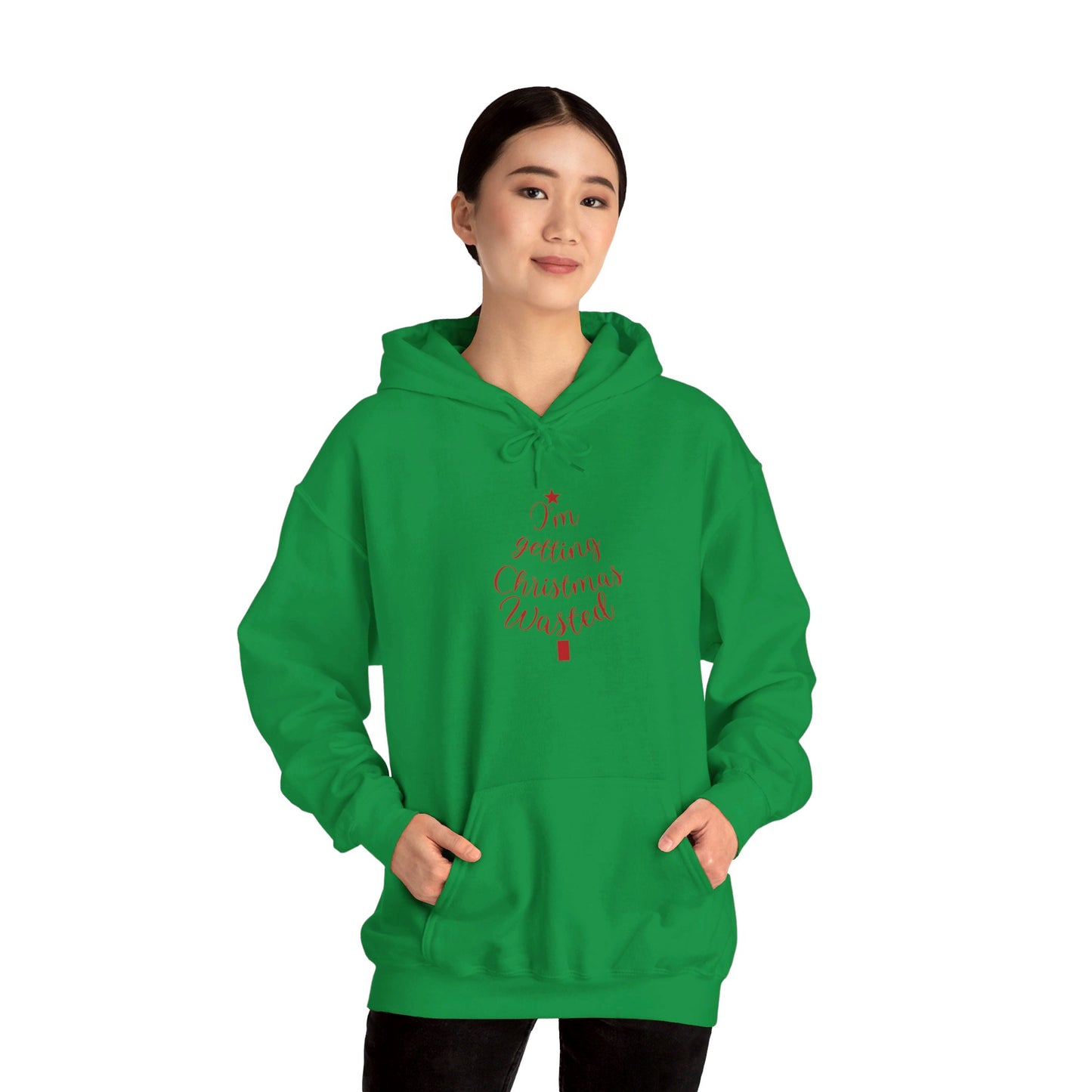 Christmas Wasted - Unisex Heavy Blend™ Hooded Sweatshirt