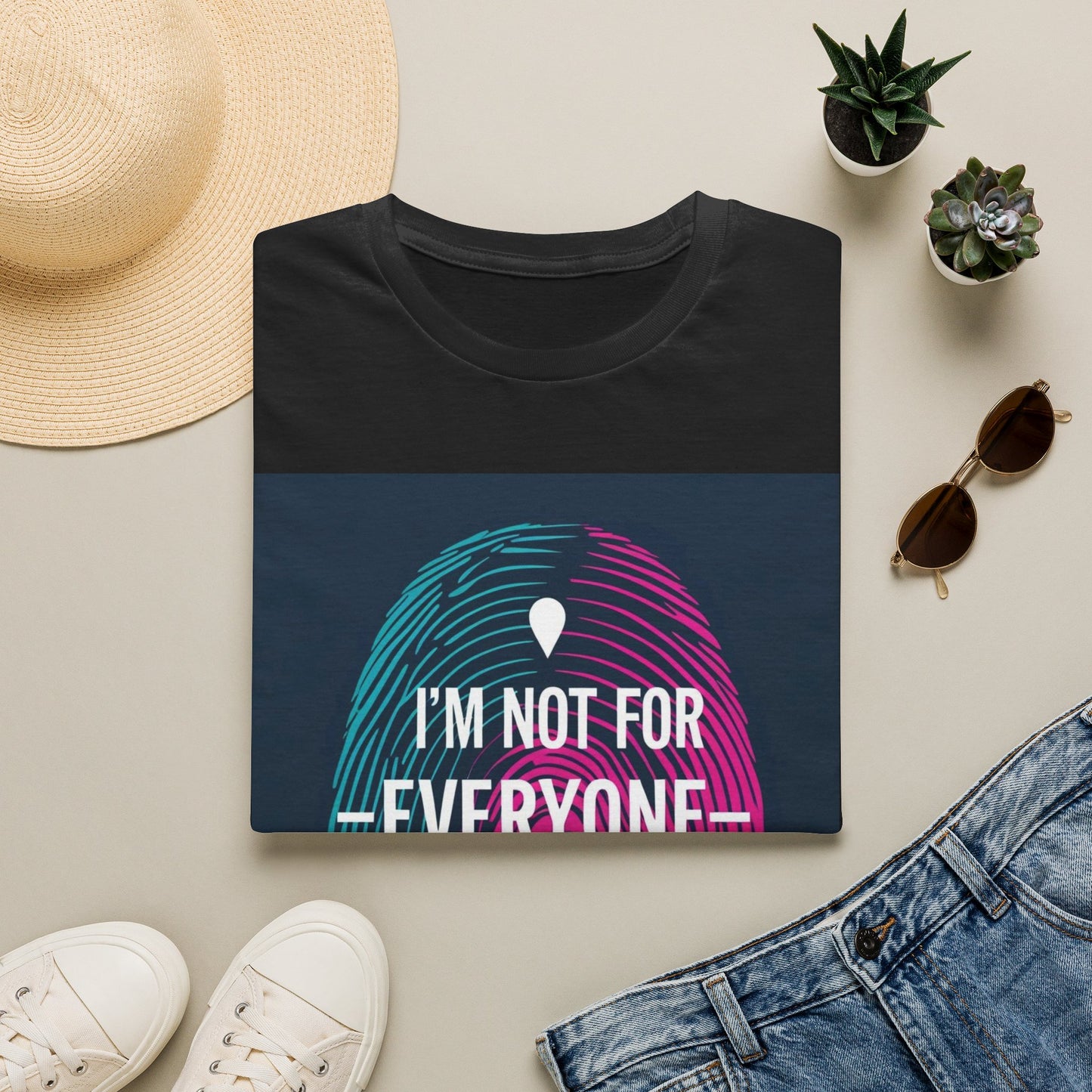 Statement T-Shirt — "I'm Not For Everyone" Graphic Tee