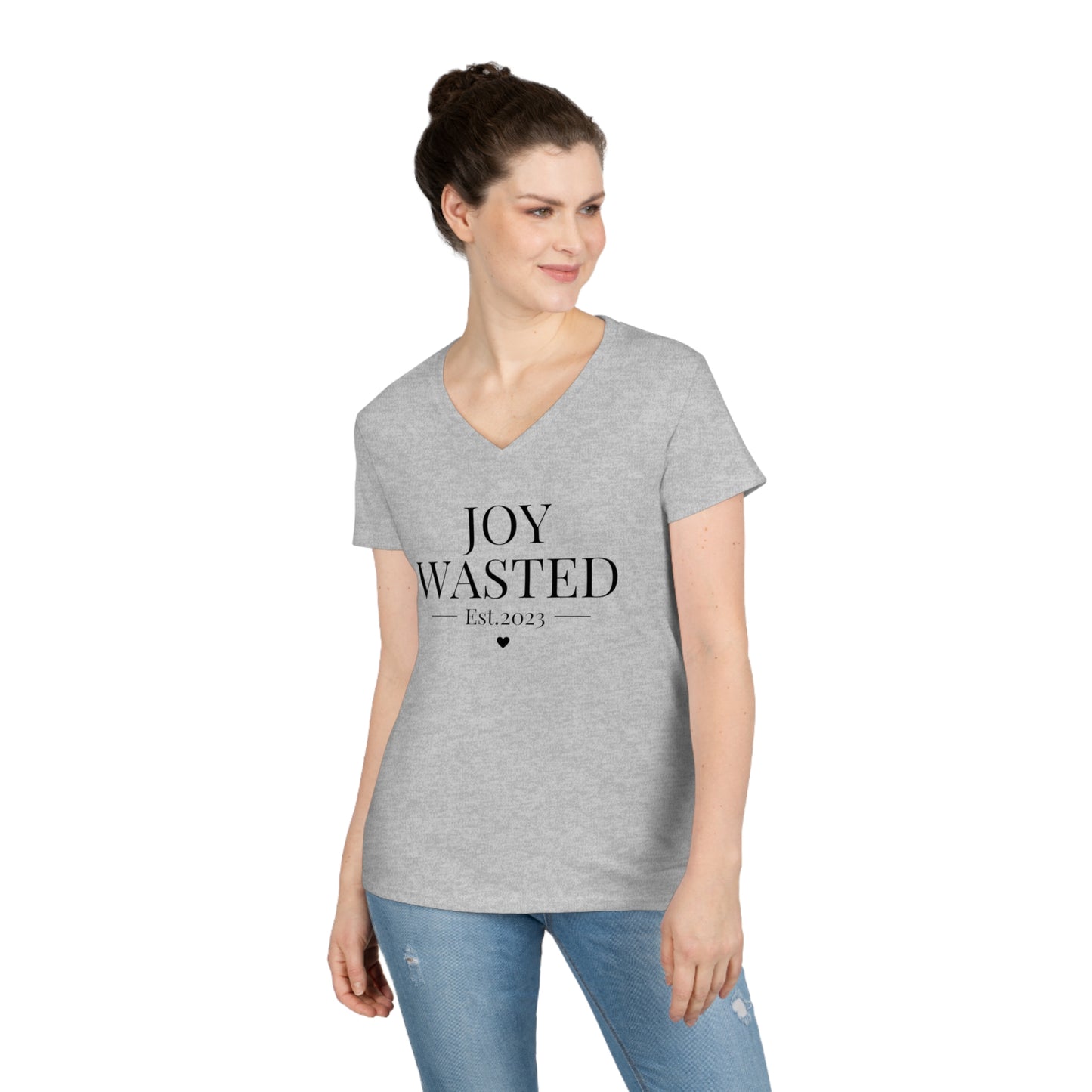 Ladies' Joy Wasted V-Neck T-Shirt