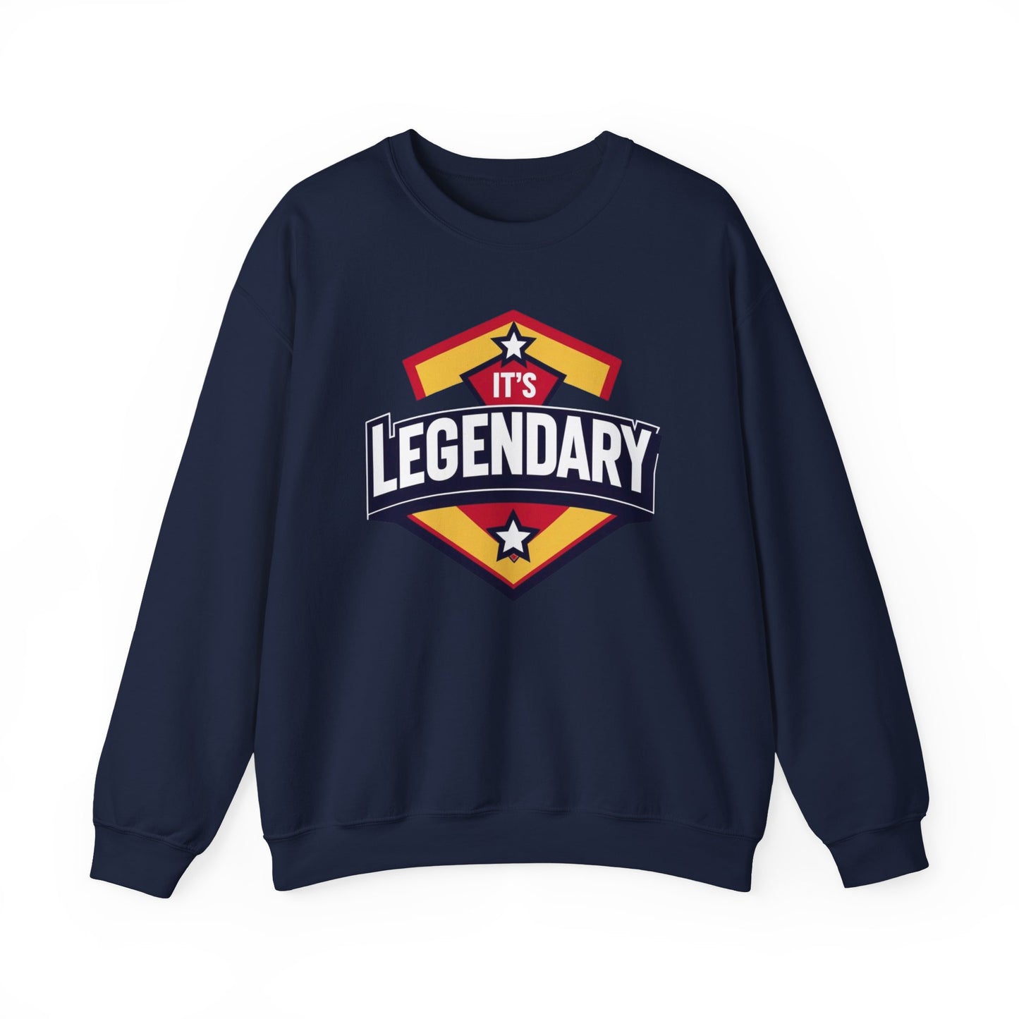 Legendary Crewneck Sweatshirt, Cozy Unisex Sweater, Gift for Him/Her, Casual Tee, Perfect for Sports, Birthday & Everyday Wear
