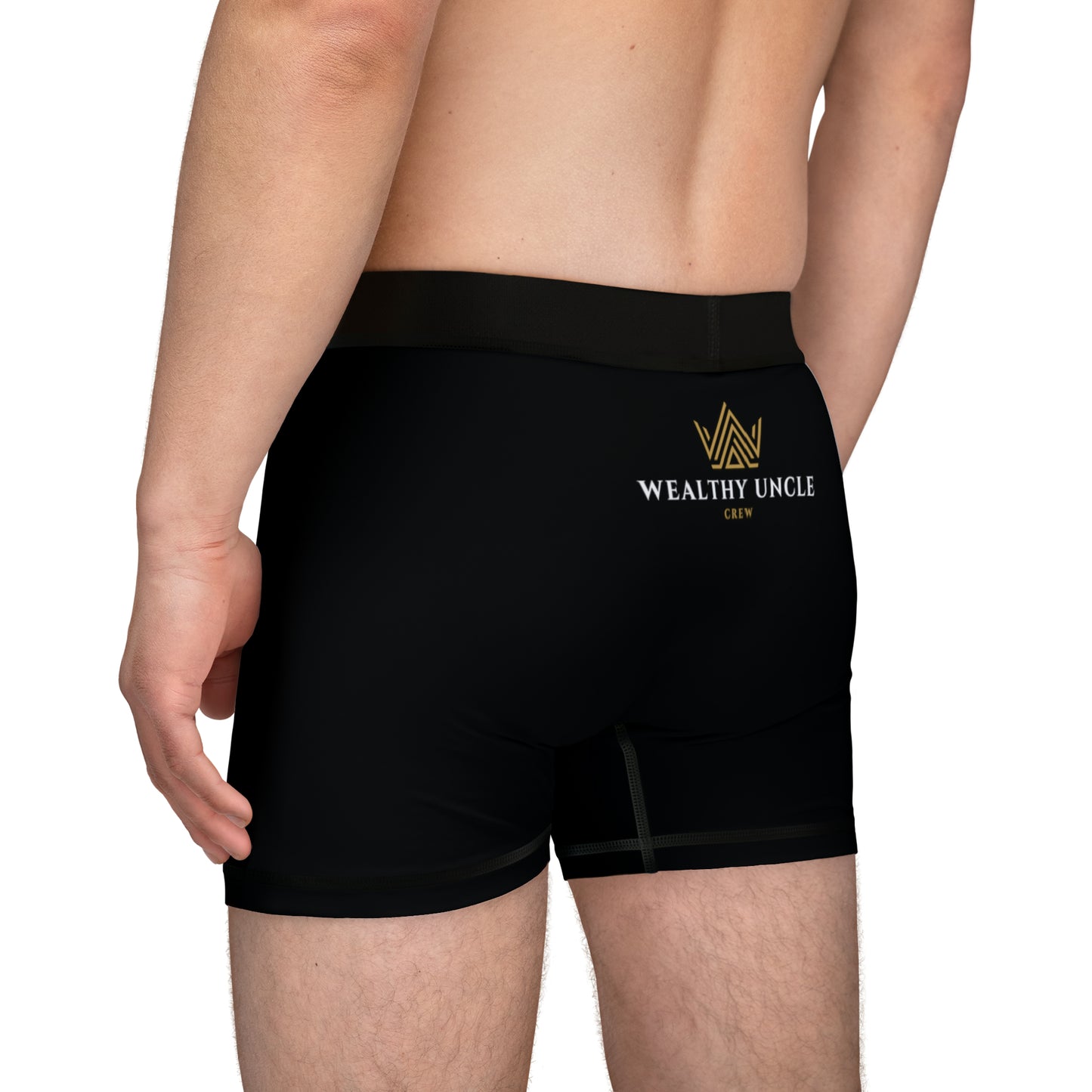 Wealthy Uncle Crew Men's Boxers (AOP)