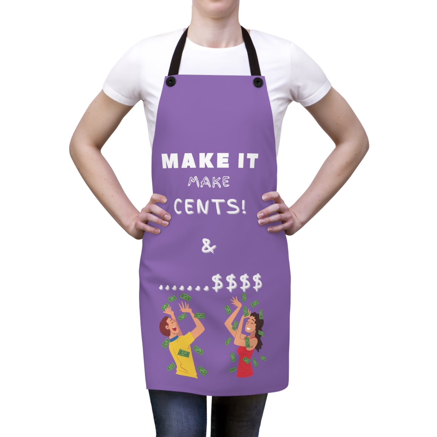 Make it Make Cents Apron (AOP)