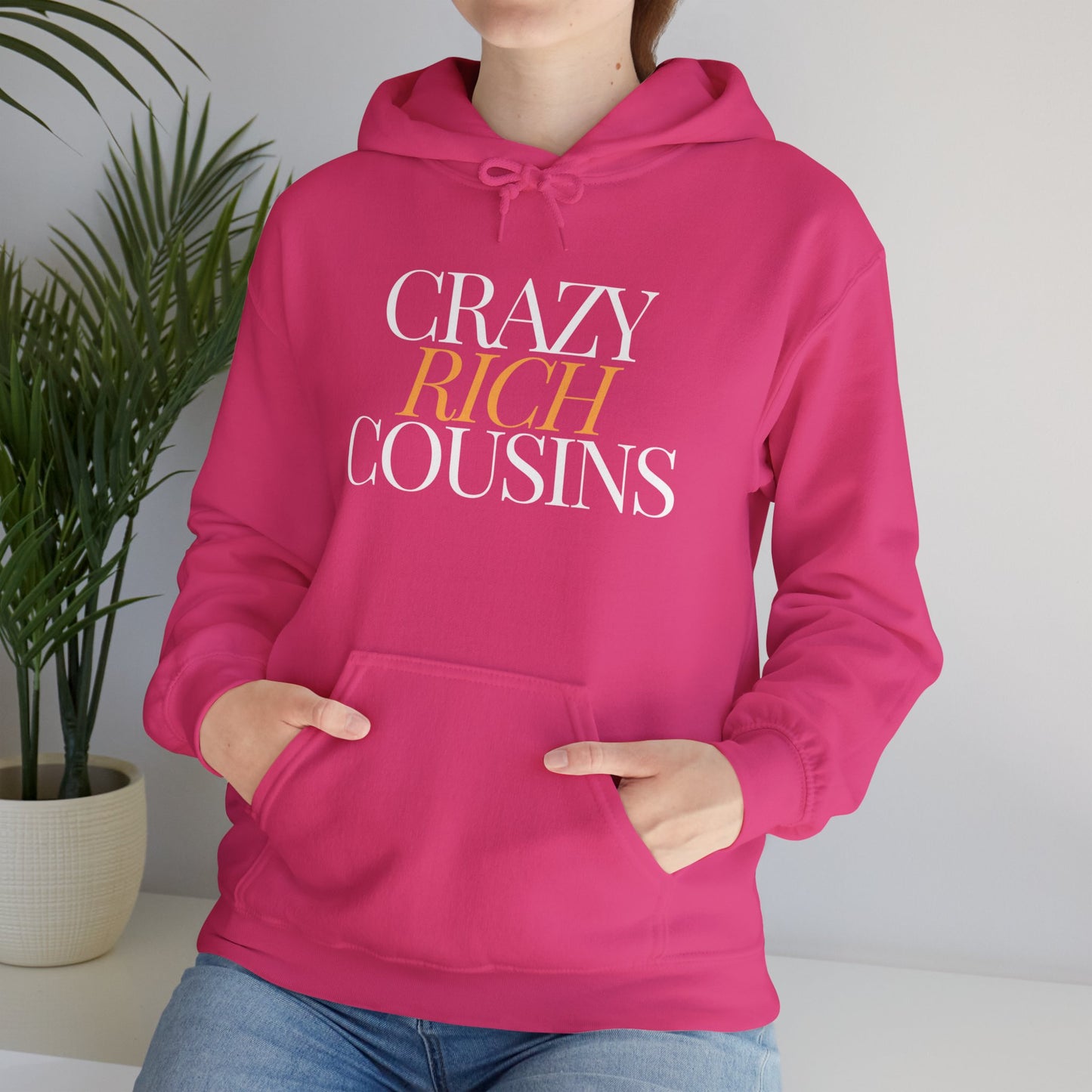 Crazy Rich Cousins Unisex Heavy Blend™ Hooded Sweatshirt