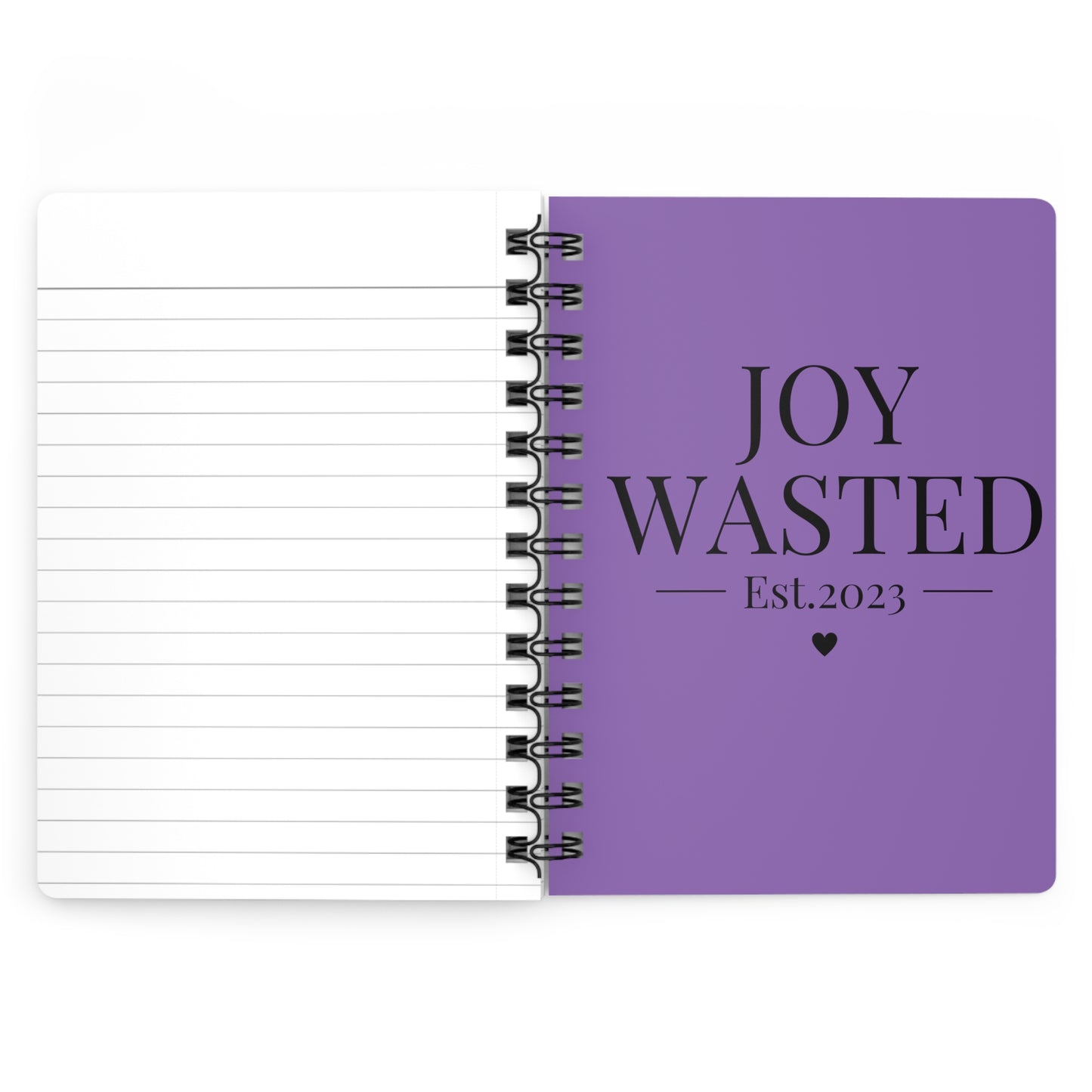 Joy Wasted Spiral Bound Journal