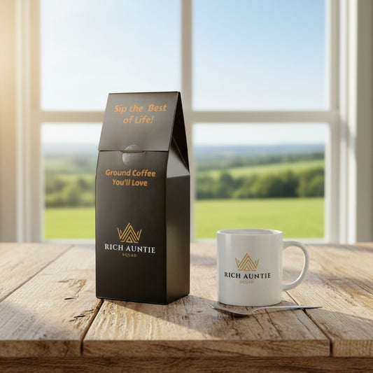 Rich Auntie Flathead Valley Coffee Blend (Medium-Dark Roast)