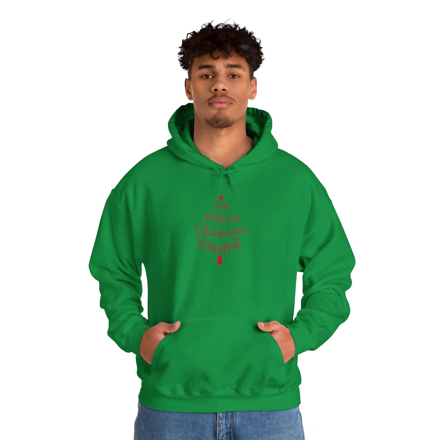 Christmas Wasted - Unisex Heavy Blend™ Hooded Sweatshirt