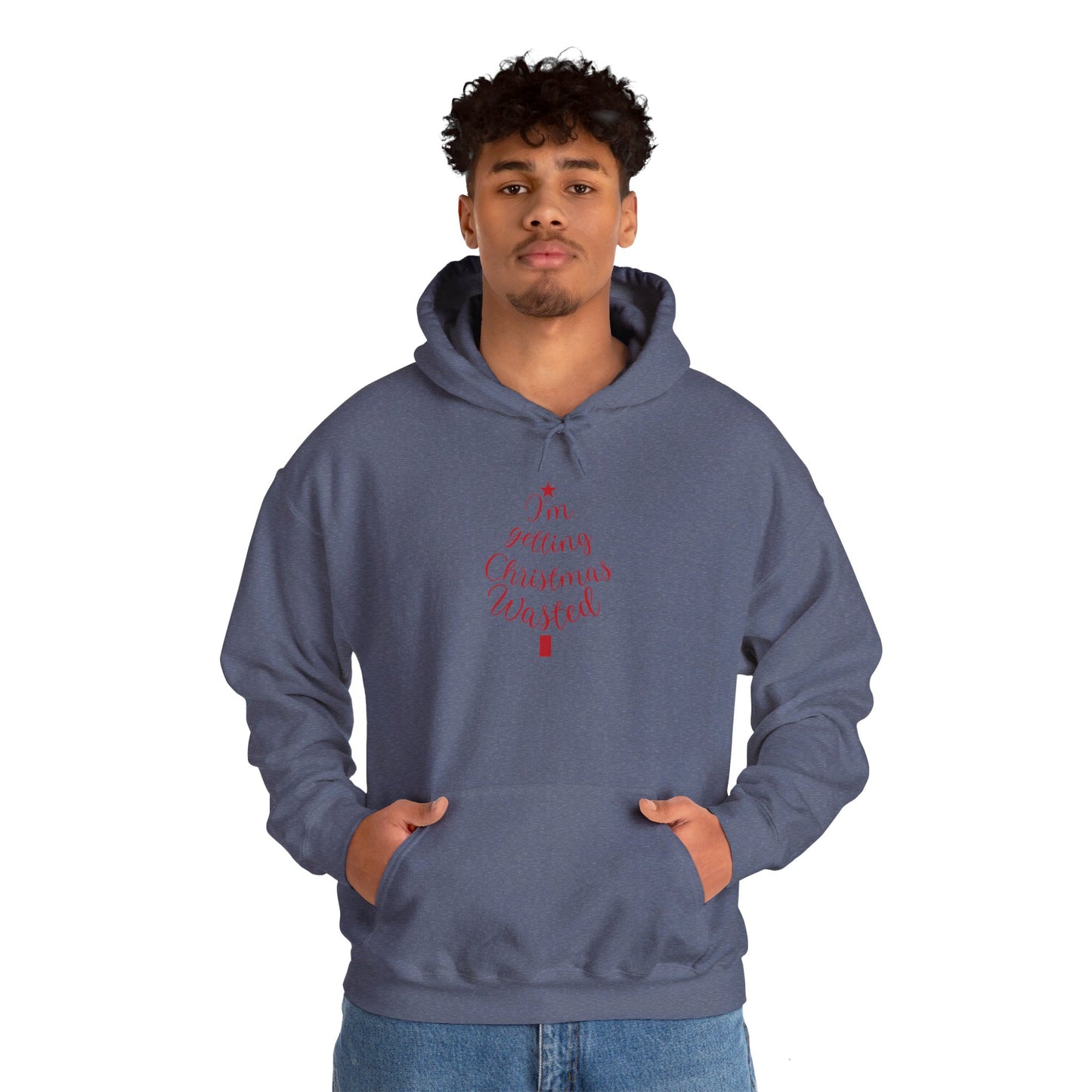 Christmas Wasted - Unisex Heavy Blend™ Hooded Sweatshirt