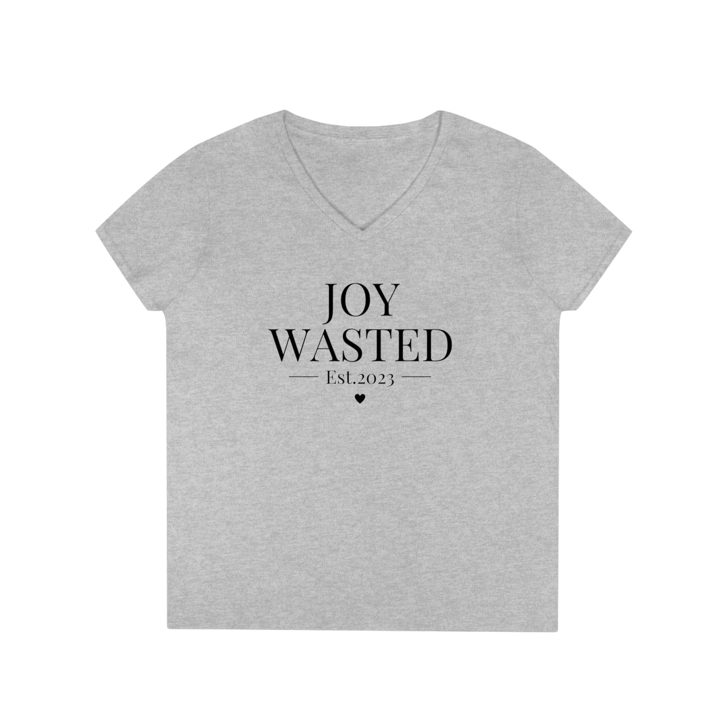 Ladies' Joy Wasted V-Neck T-Shirt