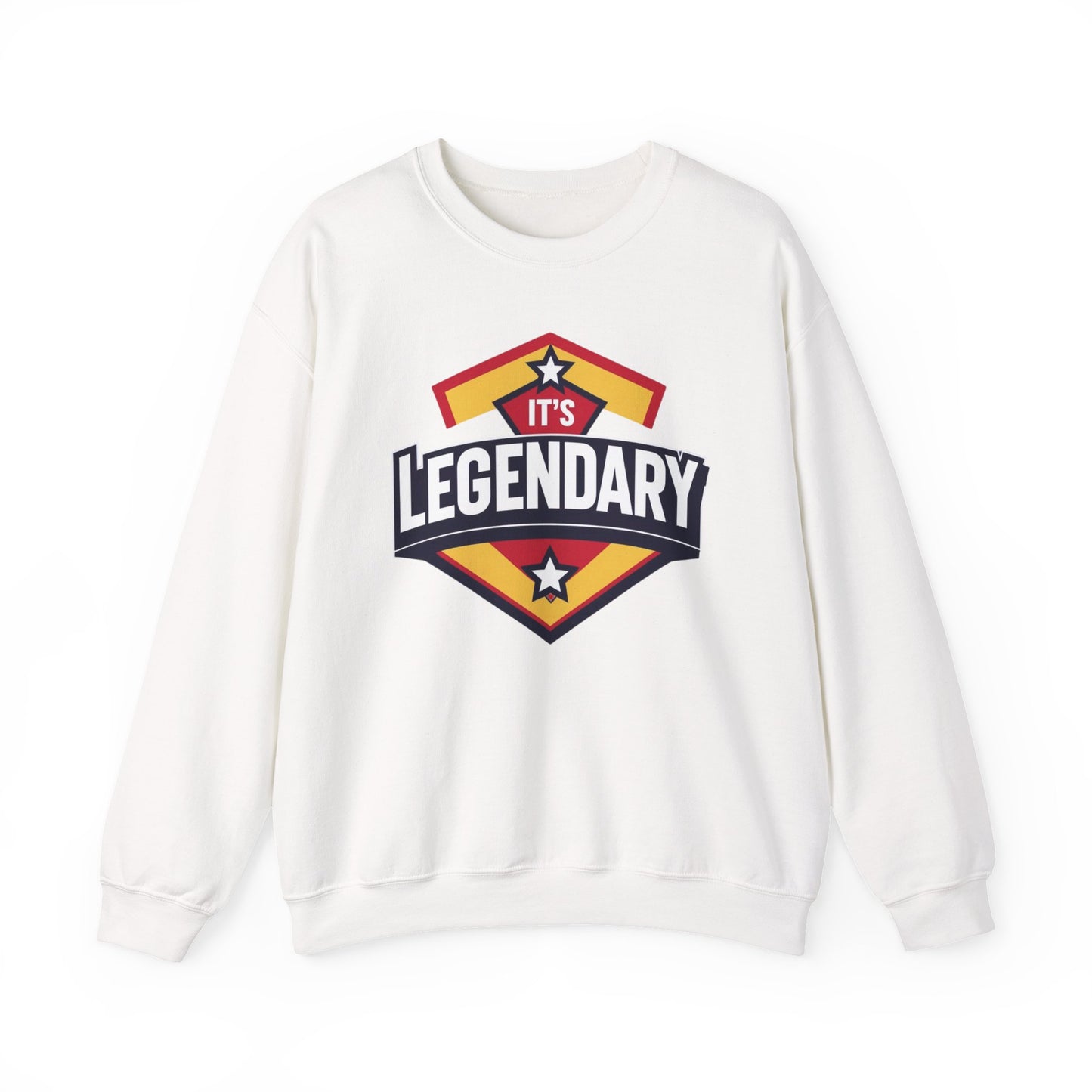 Legendary Crewneck Sweatshirt, Cozy Unisex Sweater, Gift for Him/Her, Casual Tee, Perfect for Sports, Birthday & Everyday Wear