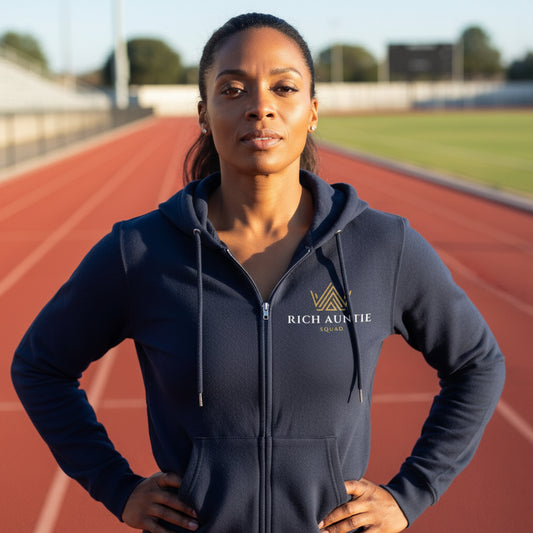 Auntie Squad  Full Zip Hooded Sweatshirt