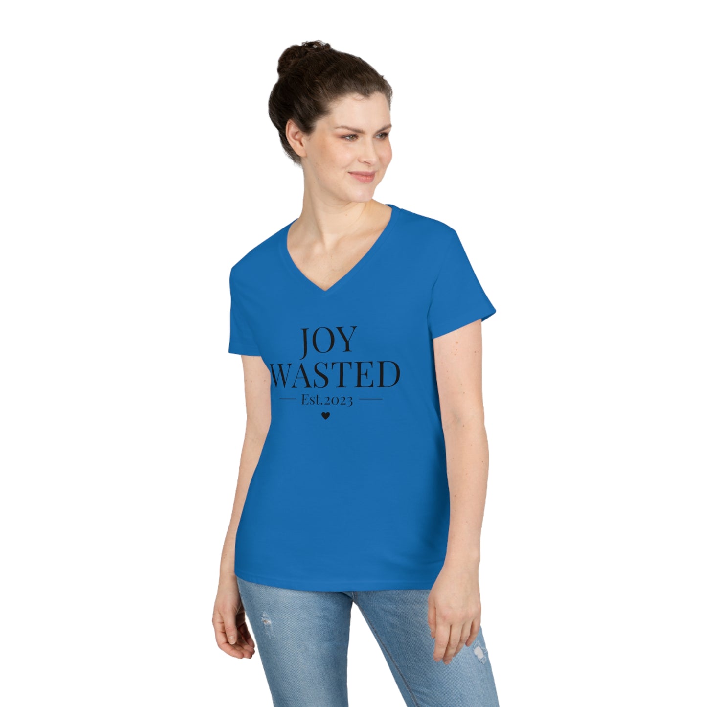 Ladies' Joy Wasted V-Neck T-Shirt