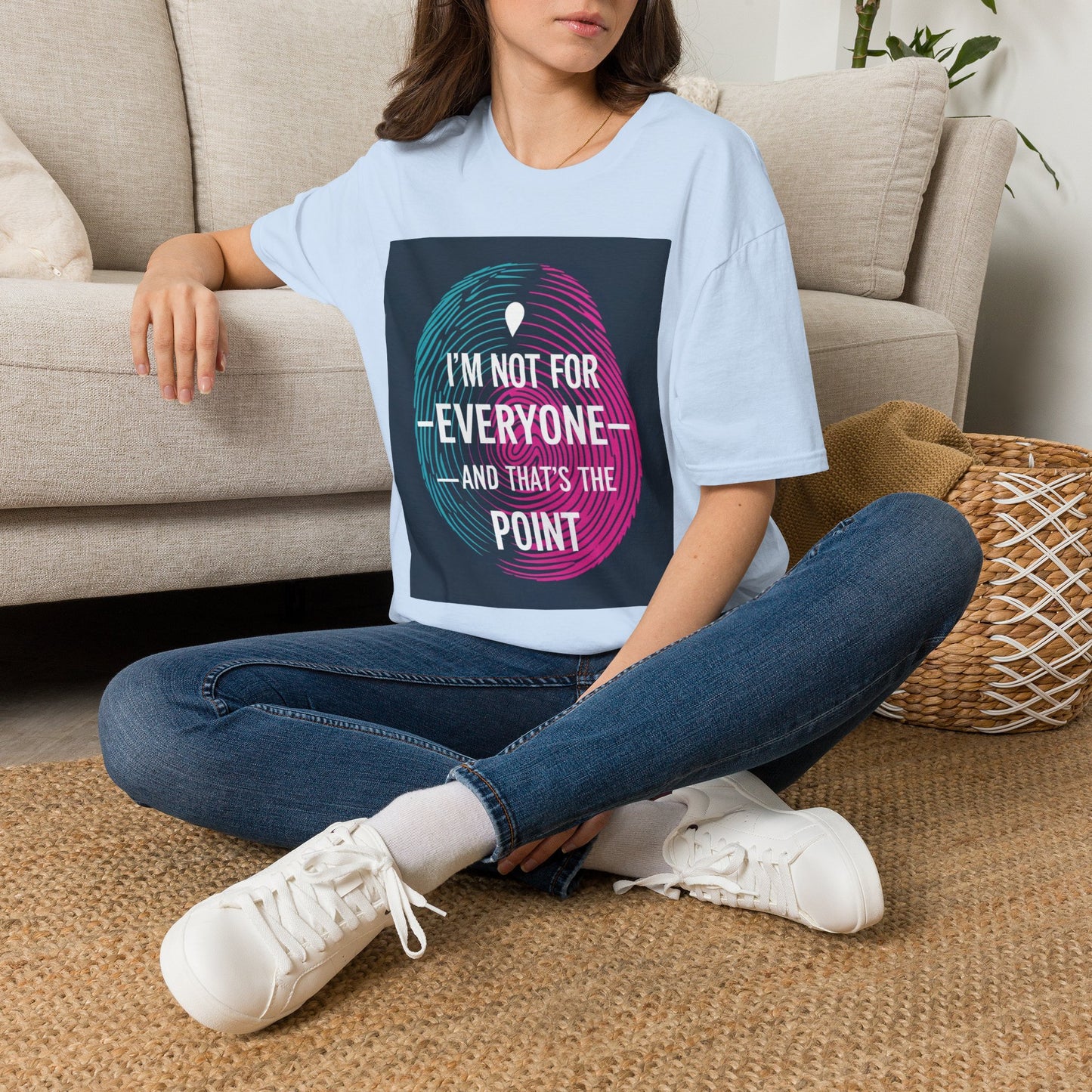 Statement T-Shirt — "I'm Not For Everyone" Graphic Tee