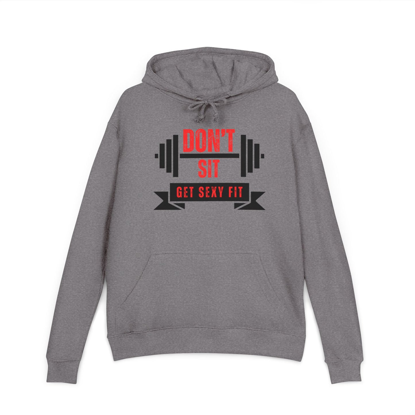 Motivational Fitness Hoodie, Workout Gear, Gym Apparel, Funny Sweatshirt, Activewear Gift, Stylish Unisex Clothing