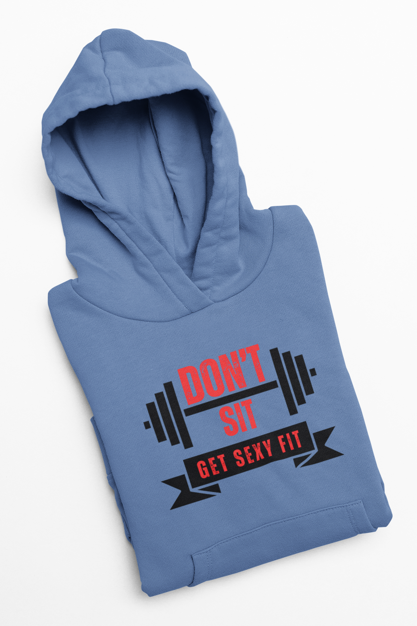 Motivational Fitness Hoodie, Workout Gear, Gym Apparel, Funny Sweatshirt, Activewear Gift, Stylish Unisex Clothing
