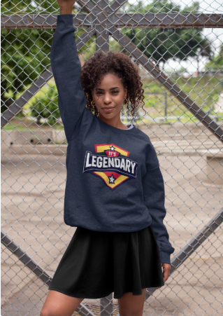 Legendary Crewneck Sweatshirt, Cozy Unisex Sweater, Gift for Him/Her, Casual Tee, Perfect for Sports, Birthday & Everyday Wear