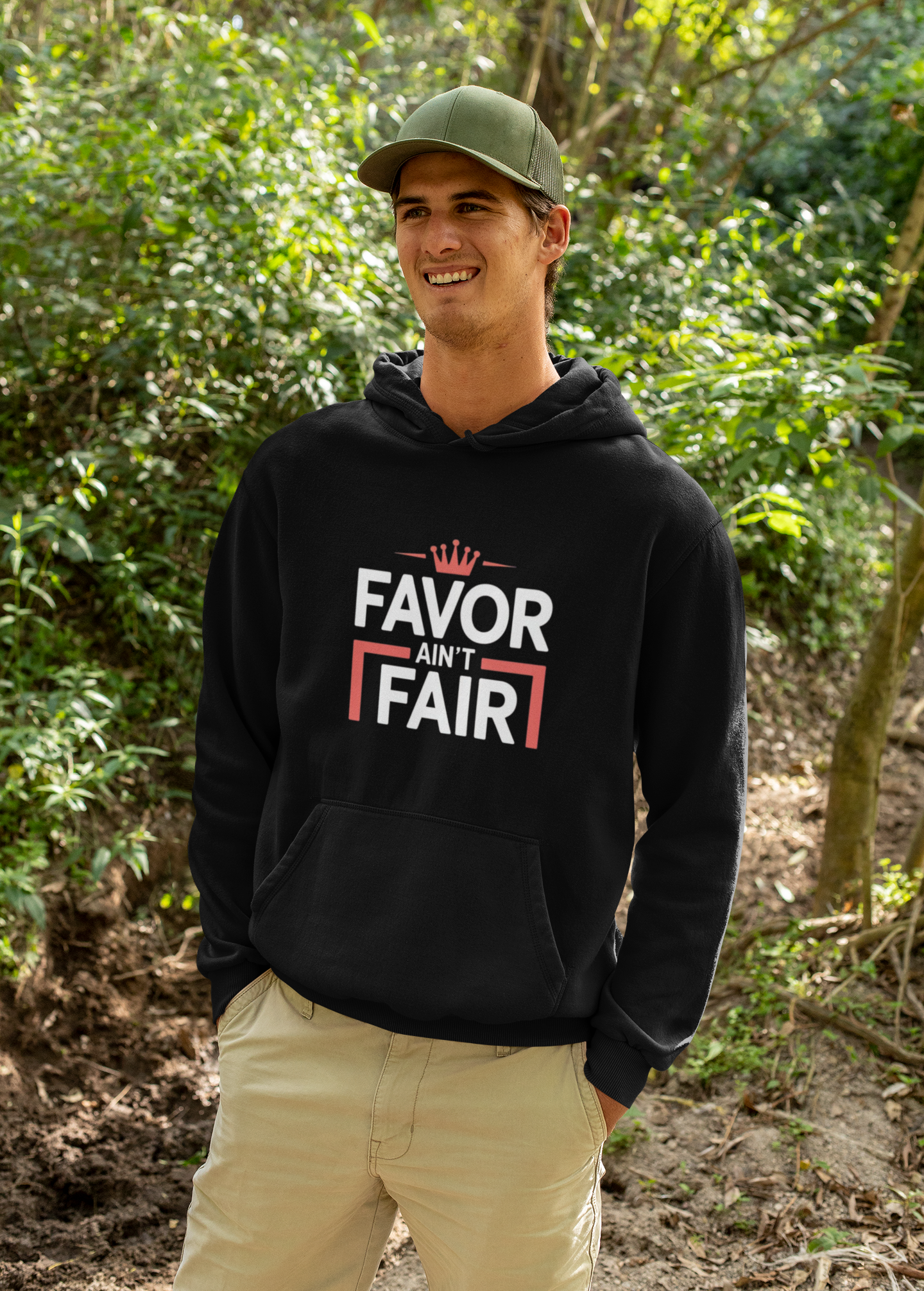 Favor Ain't Fair Hoodie – Bold Statement Graphic Pullover