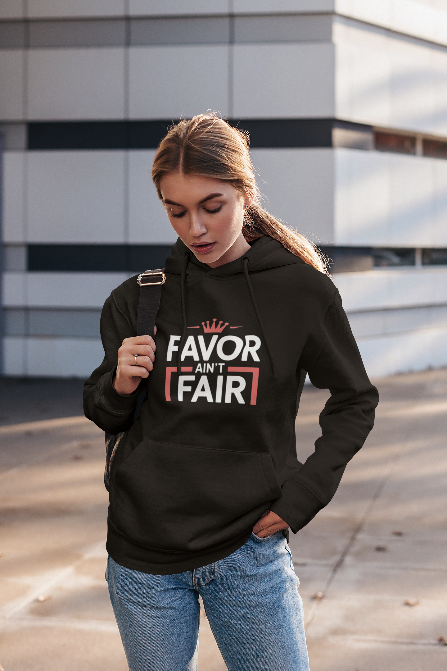 Favor Ain't Fair Hoodie – Bold Statement Graphic Pullover