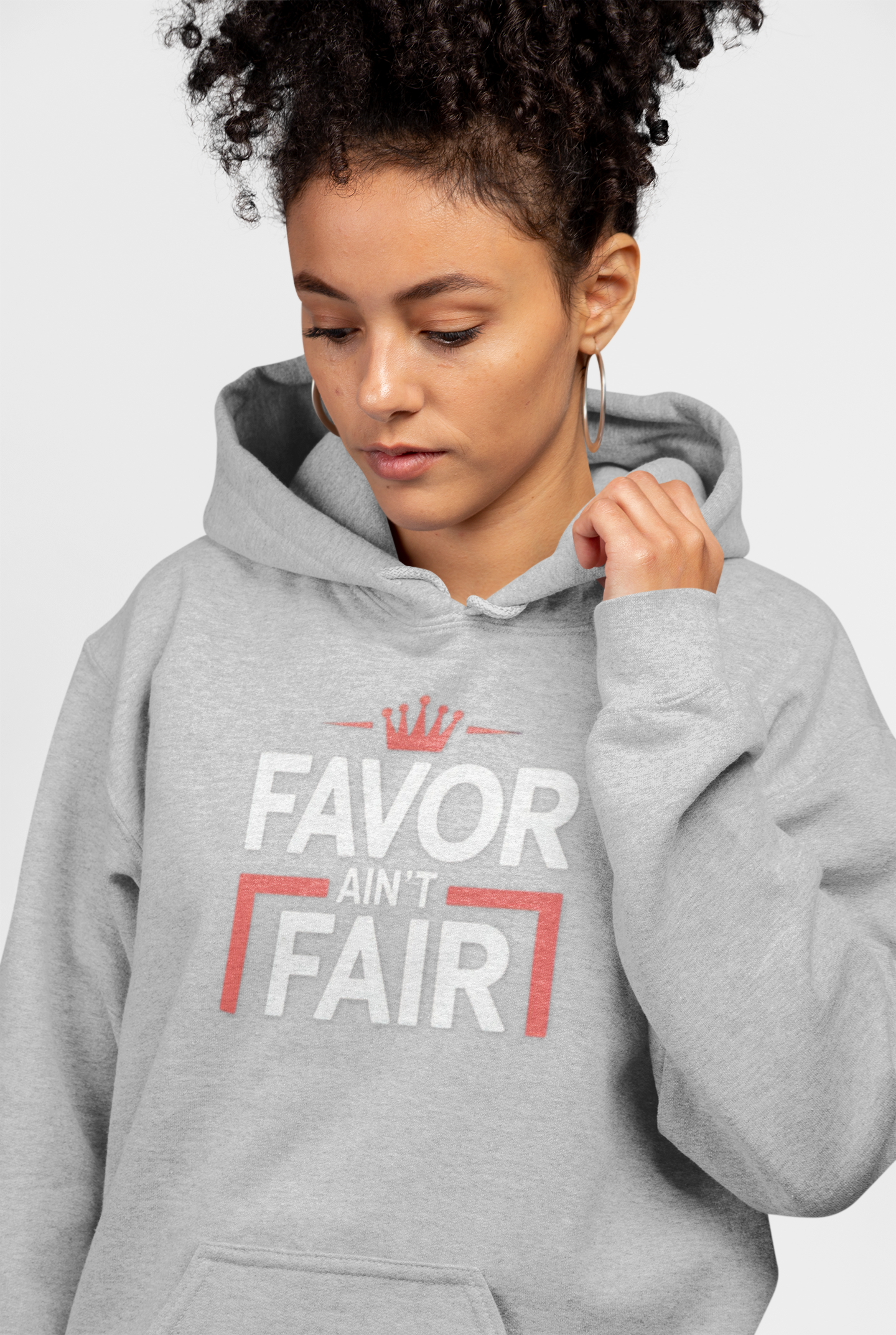 Favor Ain't Fair Hoodie – Bold Statement Graphic Pullover