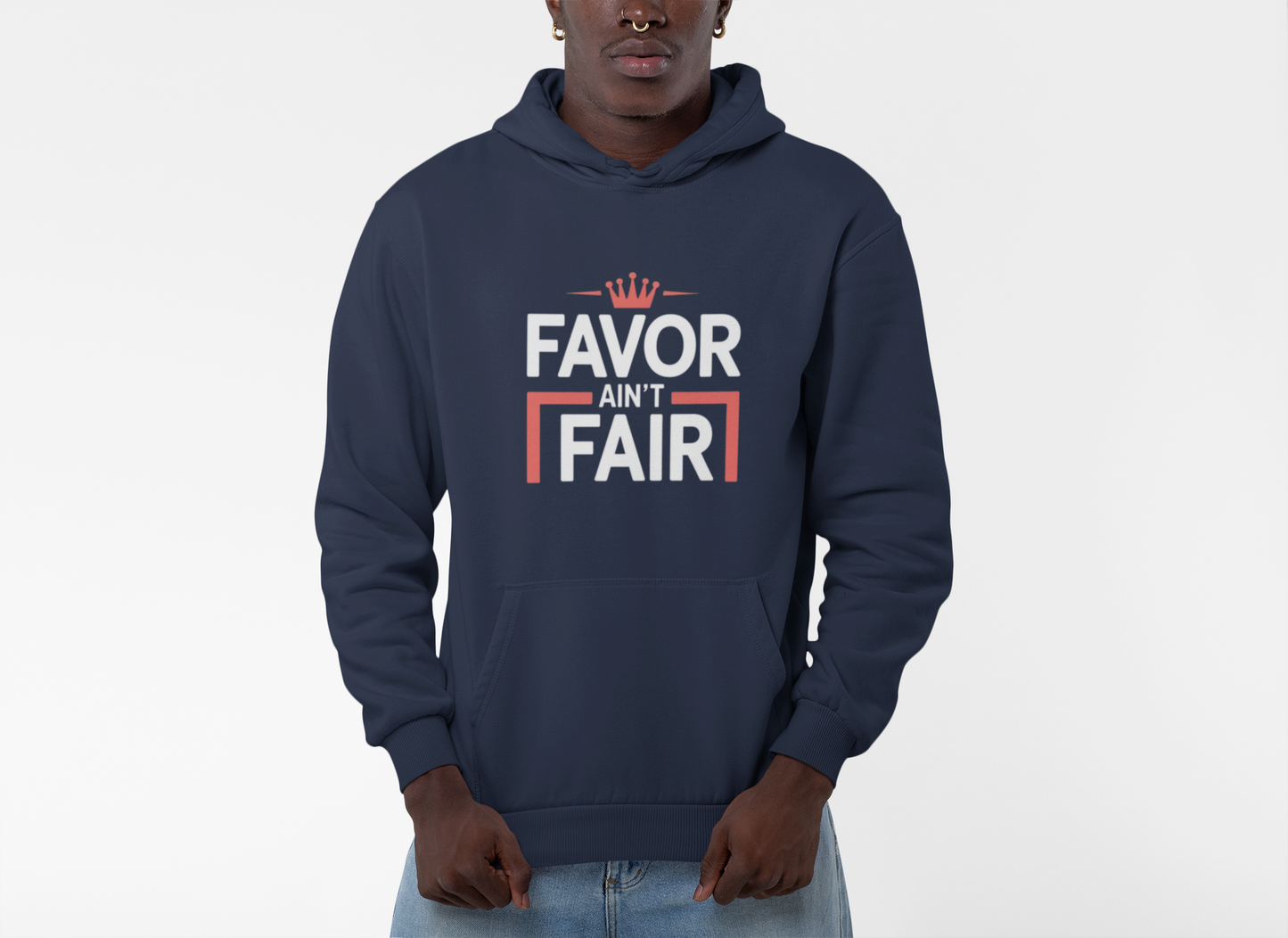 Favor Ain't Fair Hoodie – Bold Statement Graphic Pullover