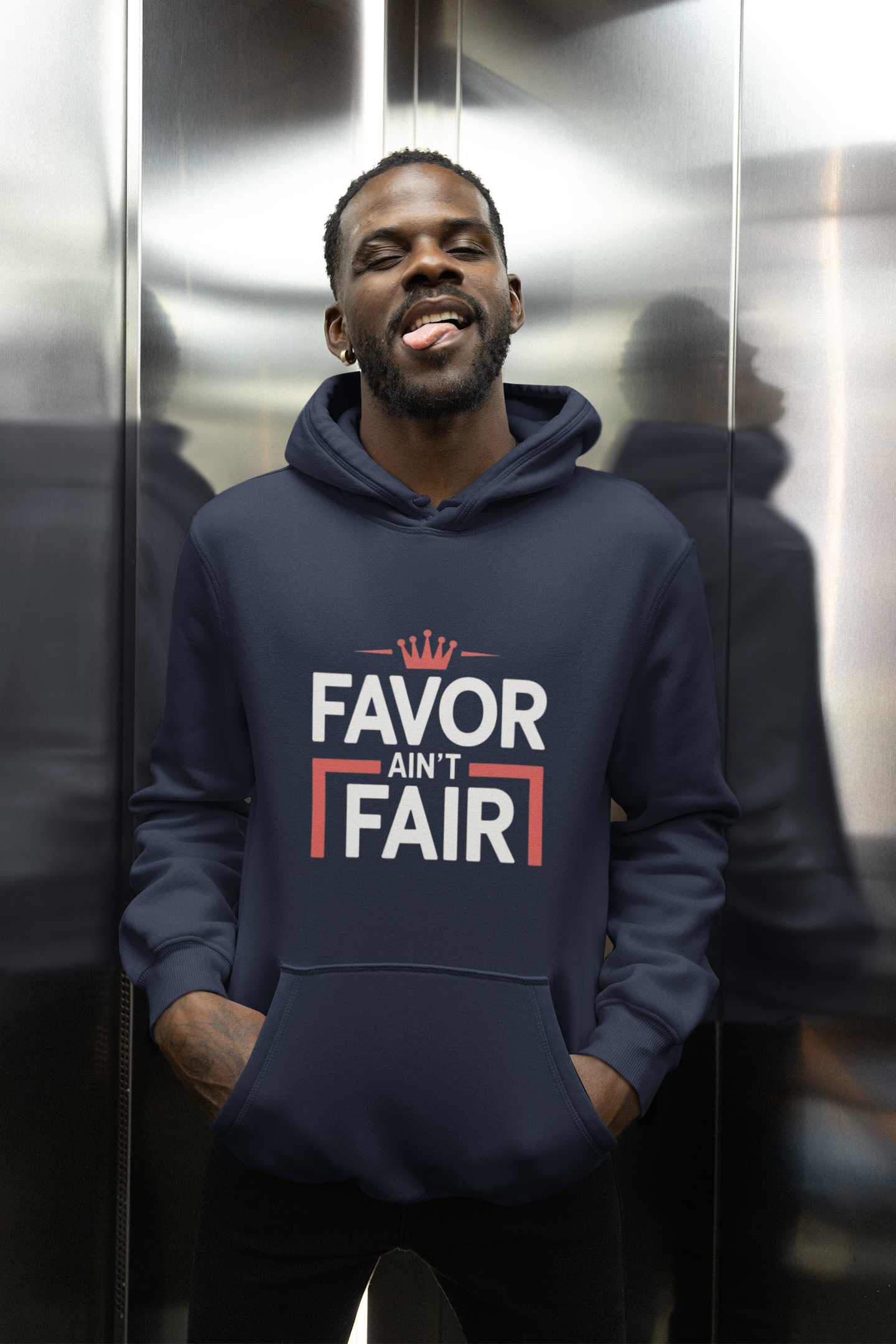 Favor Ain't Fair Hoodie – Bold Statement Graphic Pullover