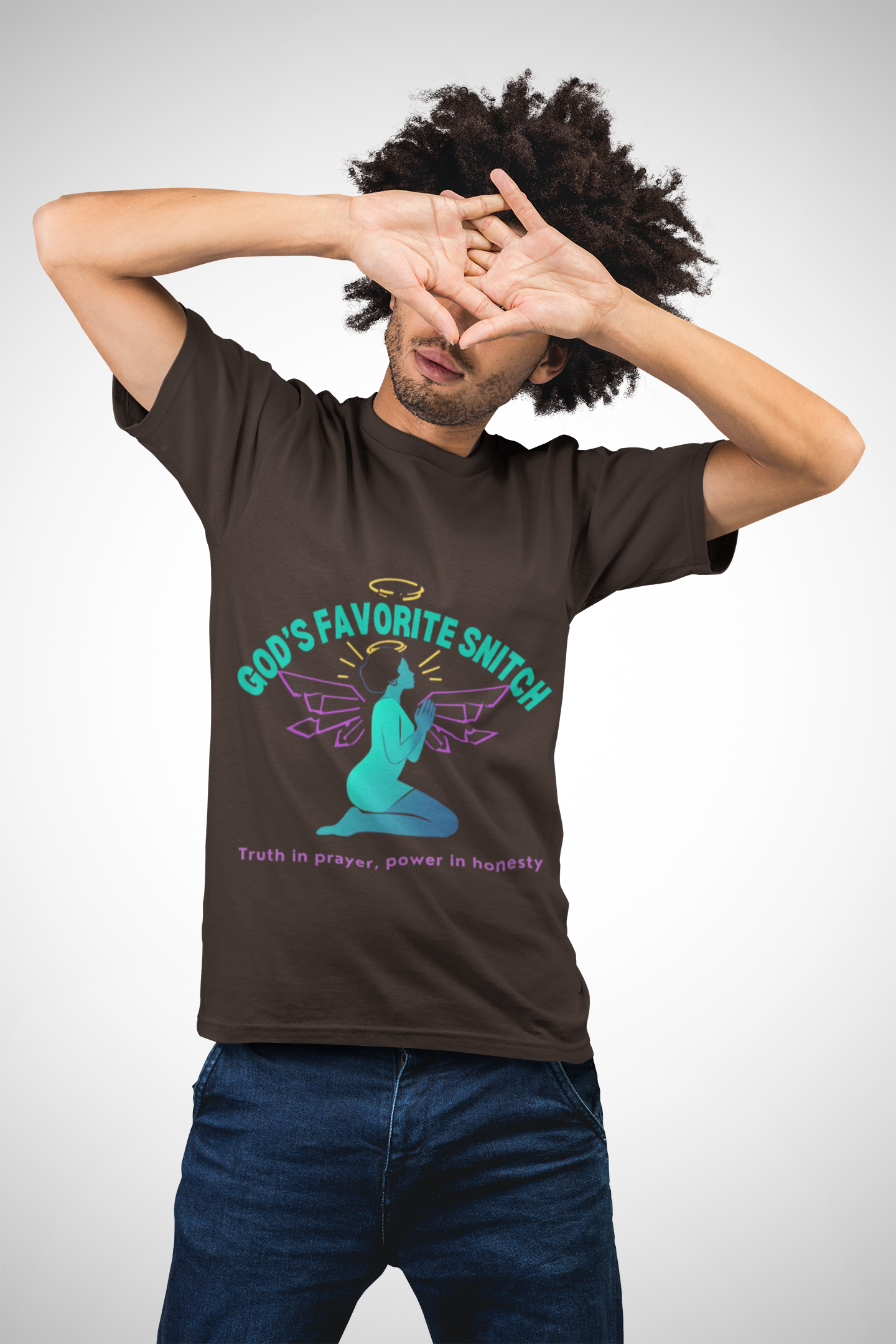 God's Favorite Snitch T-Shirt — Prayerful Faith Graphic Tee