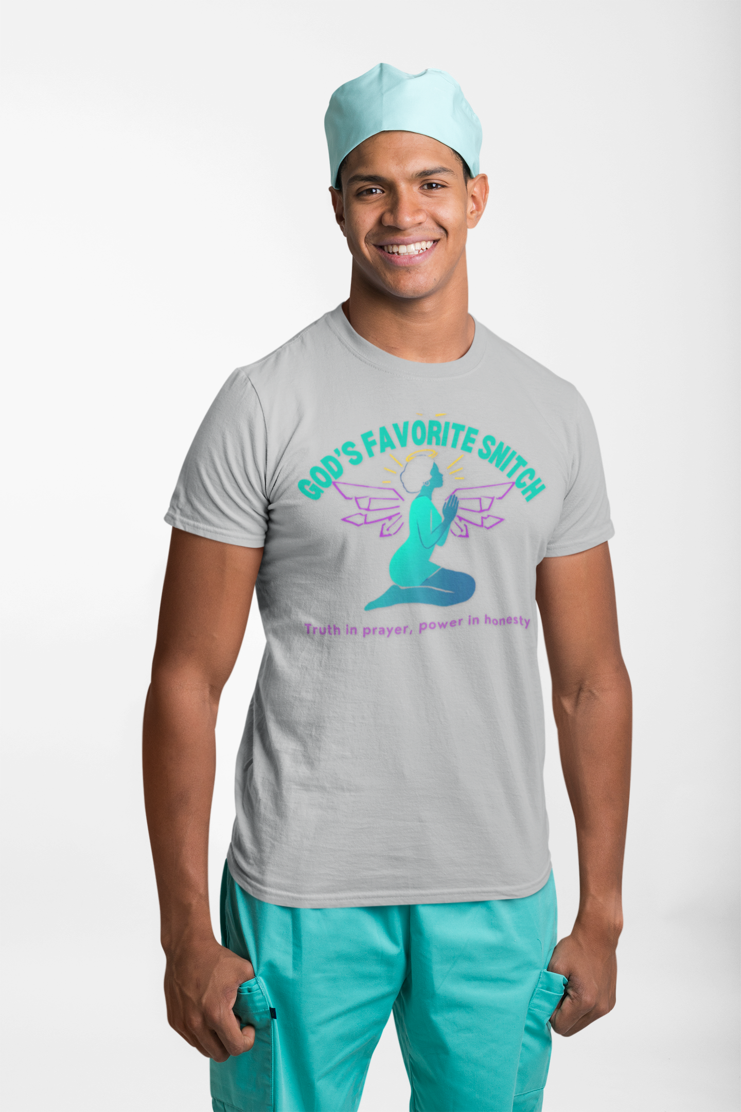 God's Favorite Snitch T-Shirt — Prayerful Faith Graphic Tee