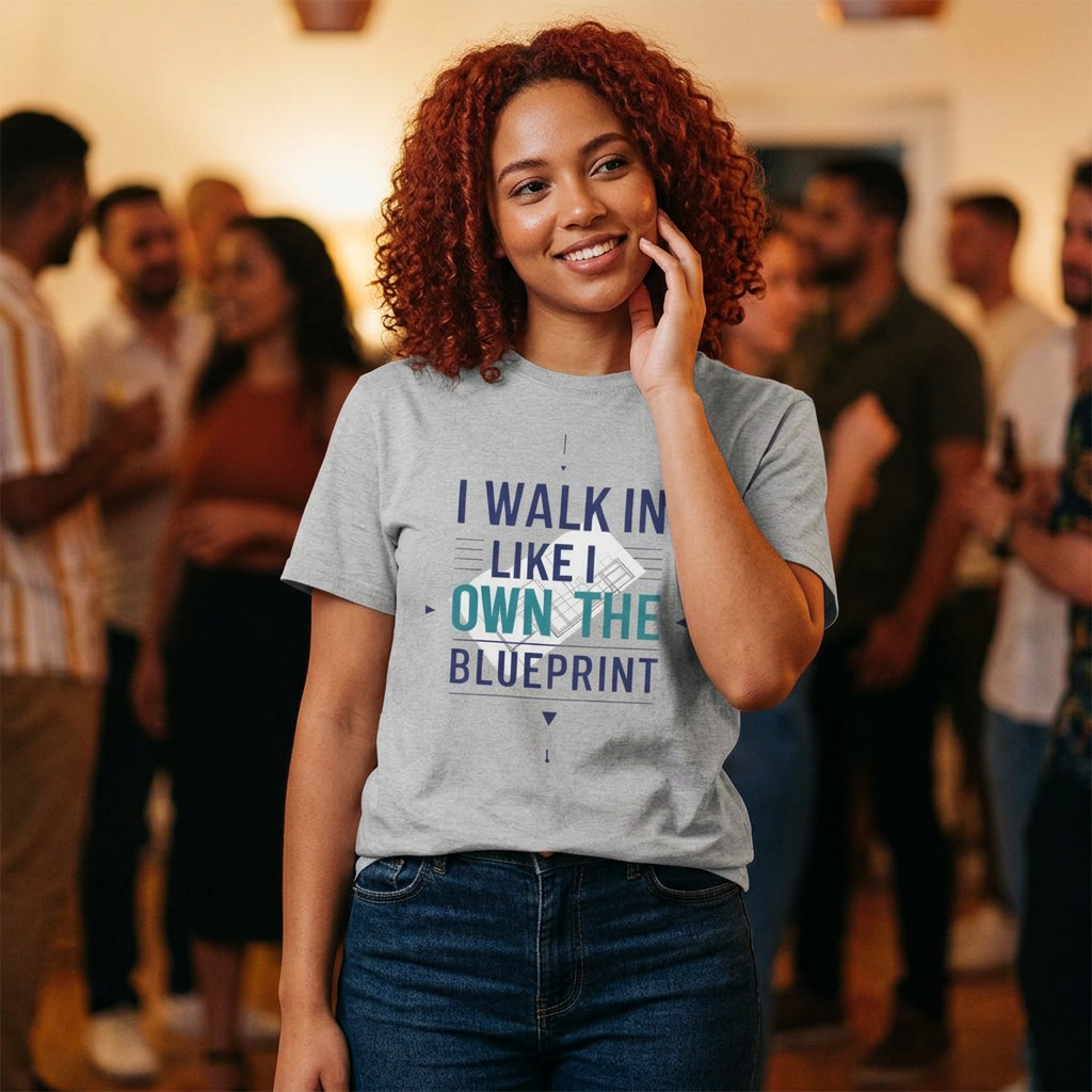 I Walk In Like I Own The Place T-Shirt — Confident Statement Tee