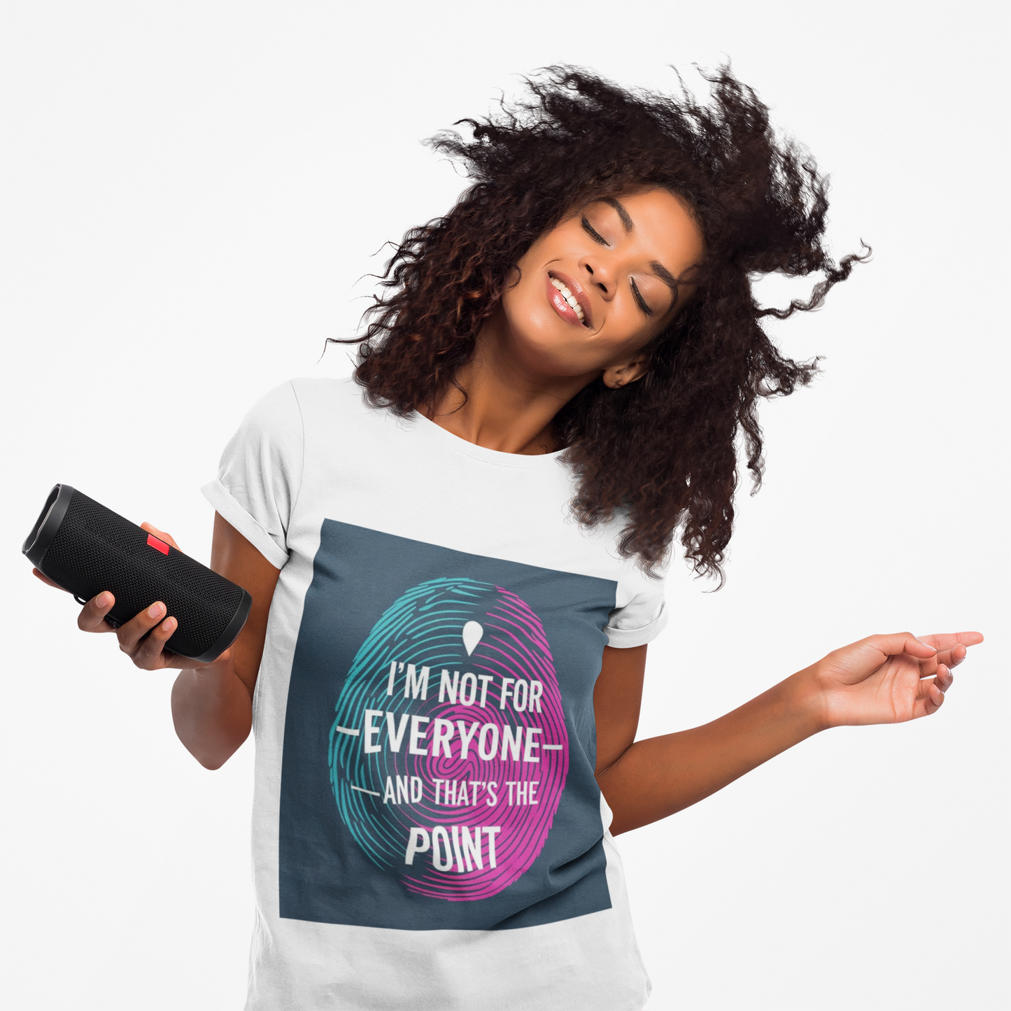 Statement T-Shirt — "I'm Not For Everyone" Graphic Tee
