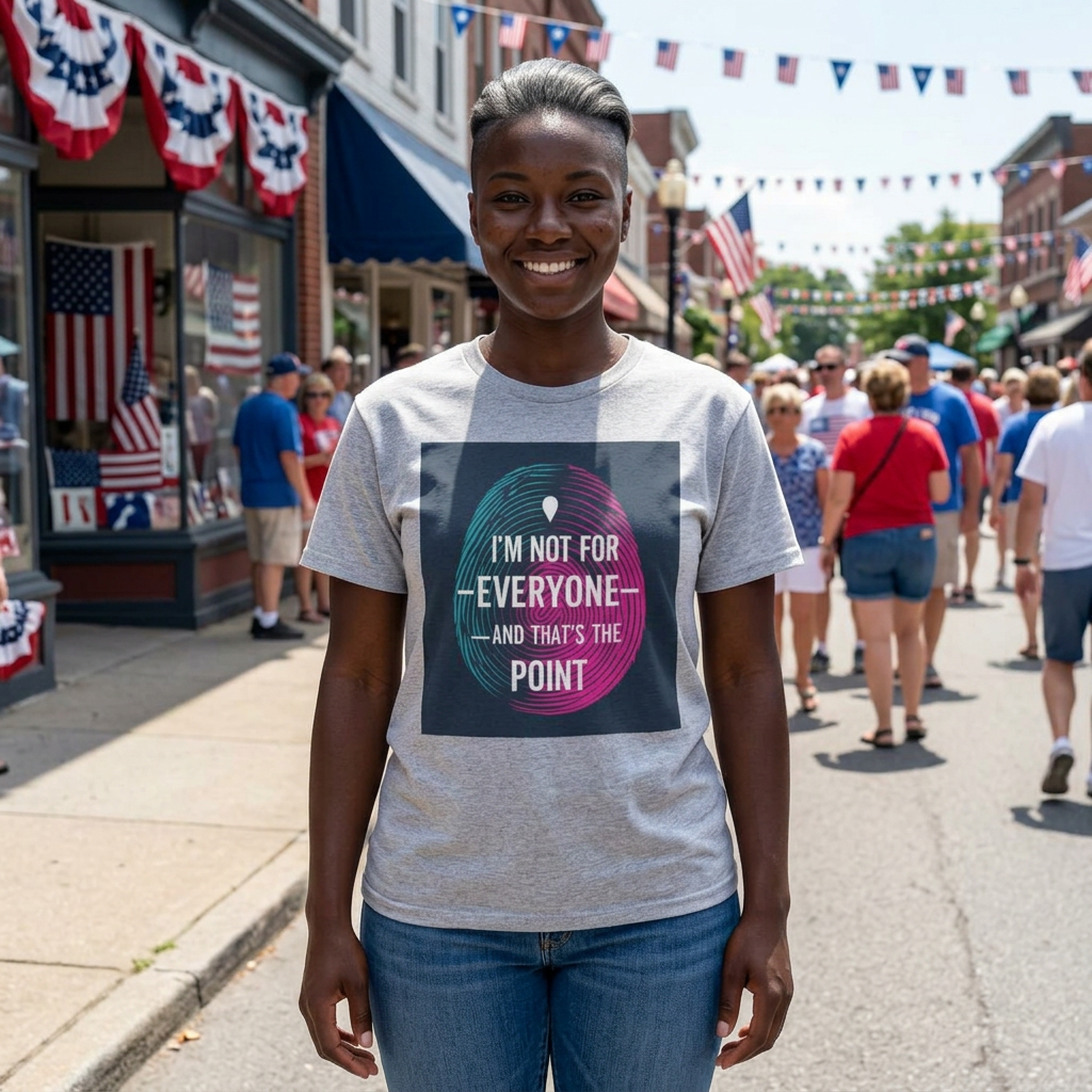Statement T-Shirt — "I'm Not For Everyone" Graphic Tee