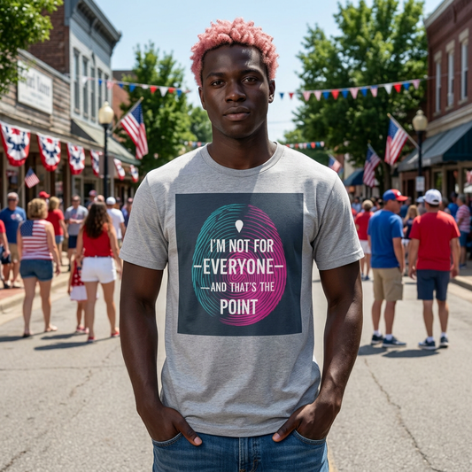 Statement T-Shirt — "I'm Not For Everyone" Graphic Tee
