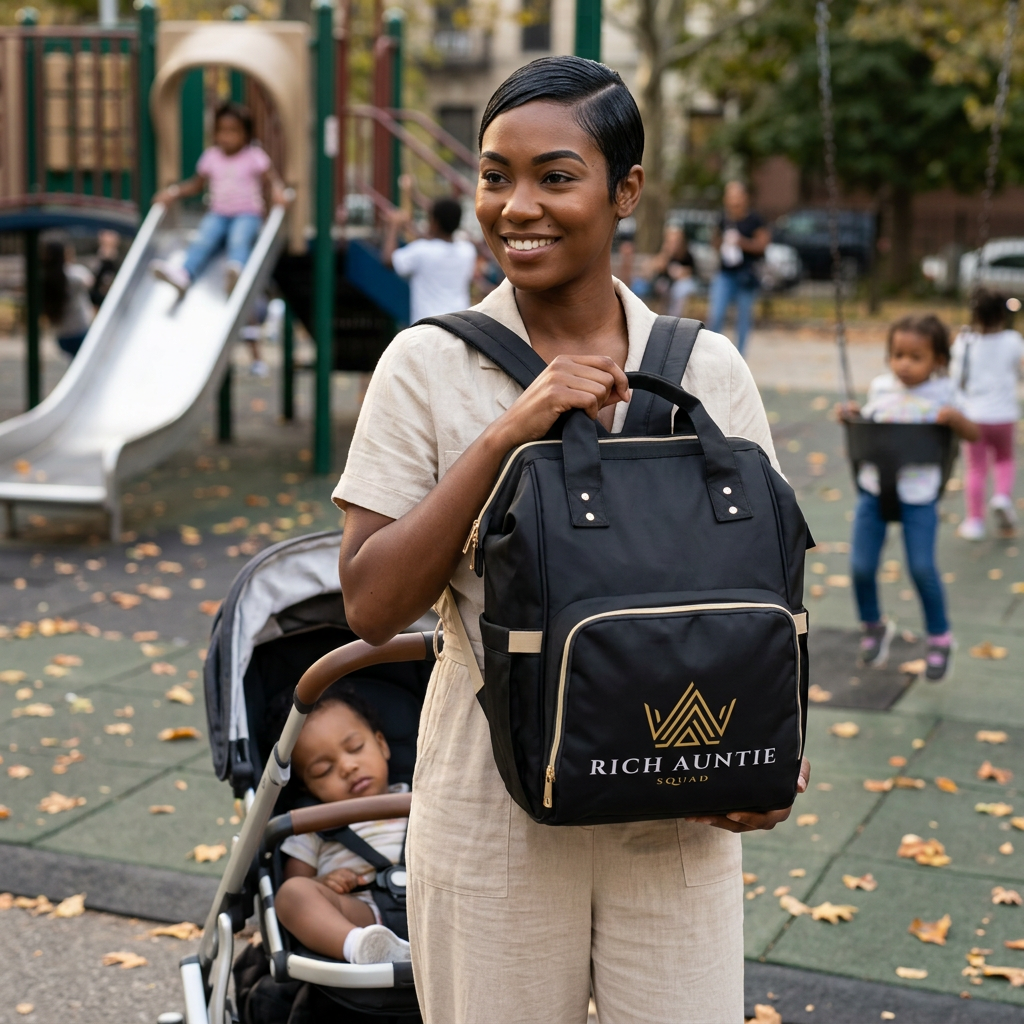 Rich Auntie Squad Multifunctional Diaper Backpack