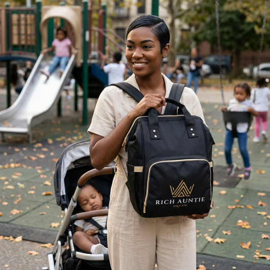 Rich Auntie Squad Multifunctional Diaper Backpack